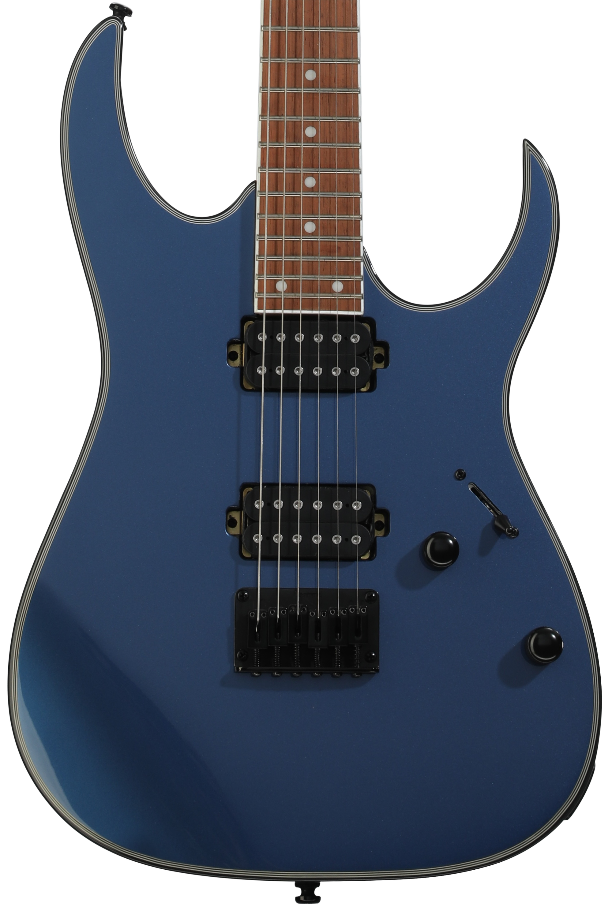 [美品]Ibanez rg421ex Ibanez RG421EX Electric Guitar - Blue Metallic | Sweetwater