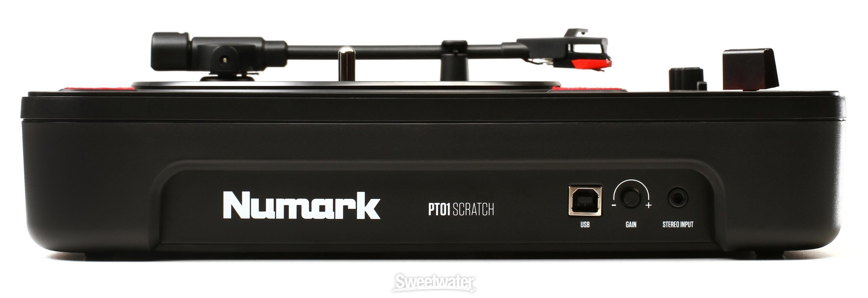 Numark PT01 Scratch Portable DJ Turntable | Sweetwater