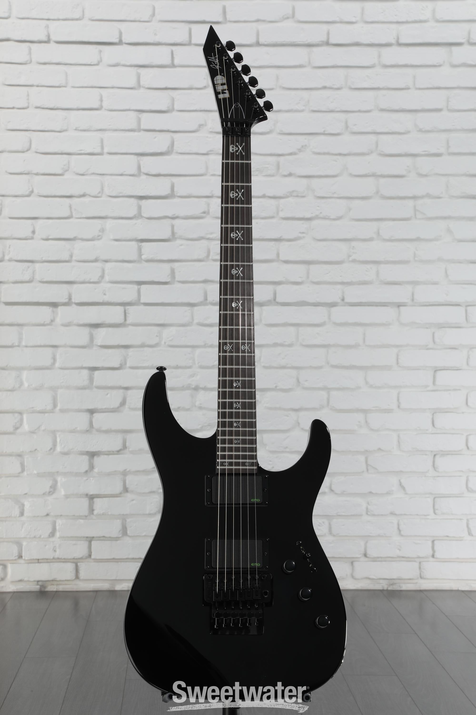 LTD KH-602 Black エレキギター ソフトケース付き LTD KH-602 BLACK Electric Guitar Kirk Hammett Model From
