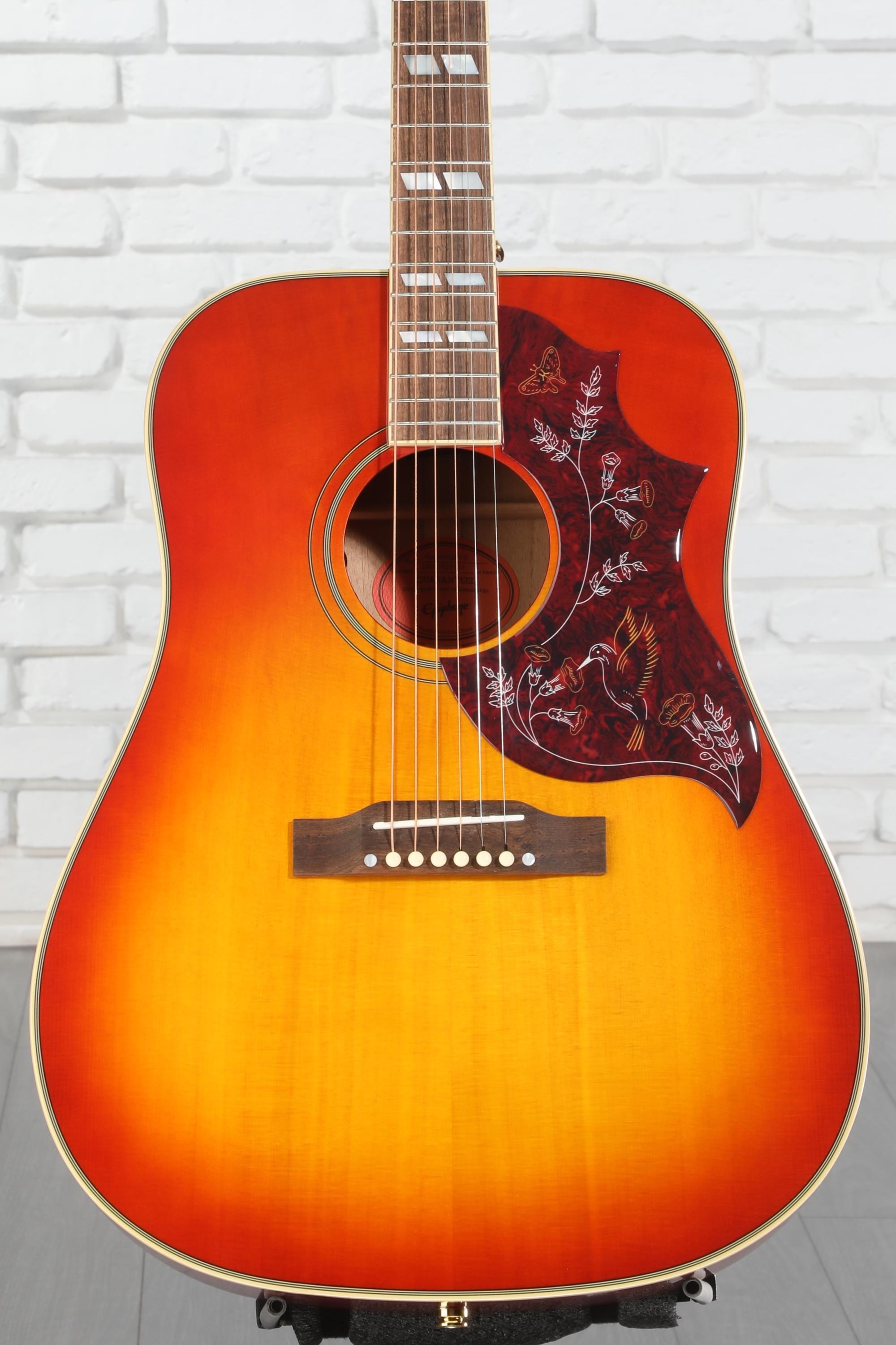 Epiphone Hummingbird Acoustic Guitar - Aged Cherry Sunburst