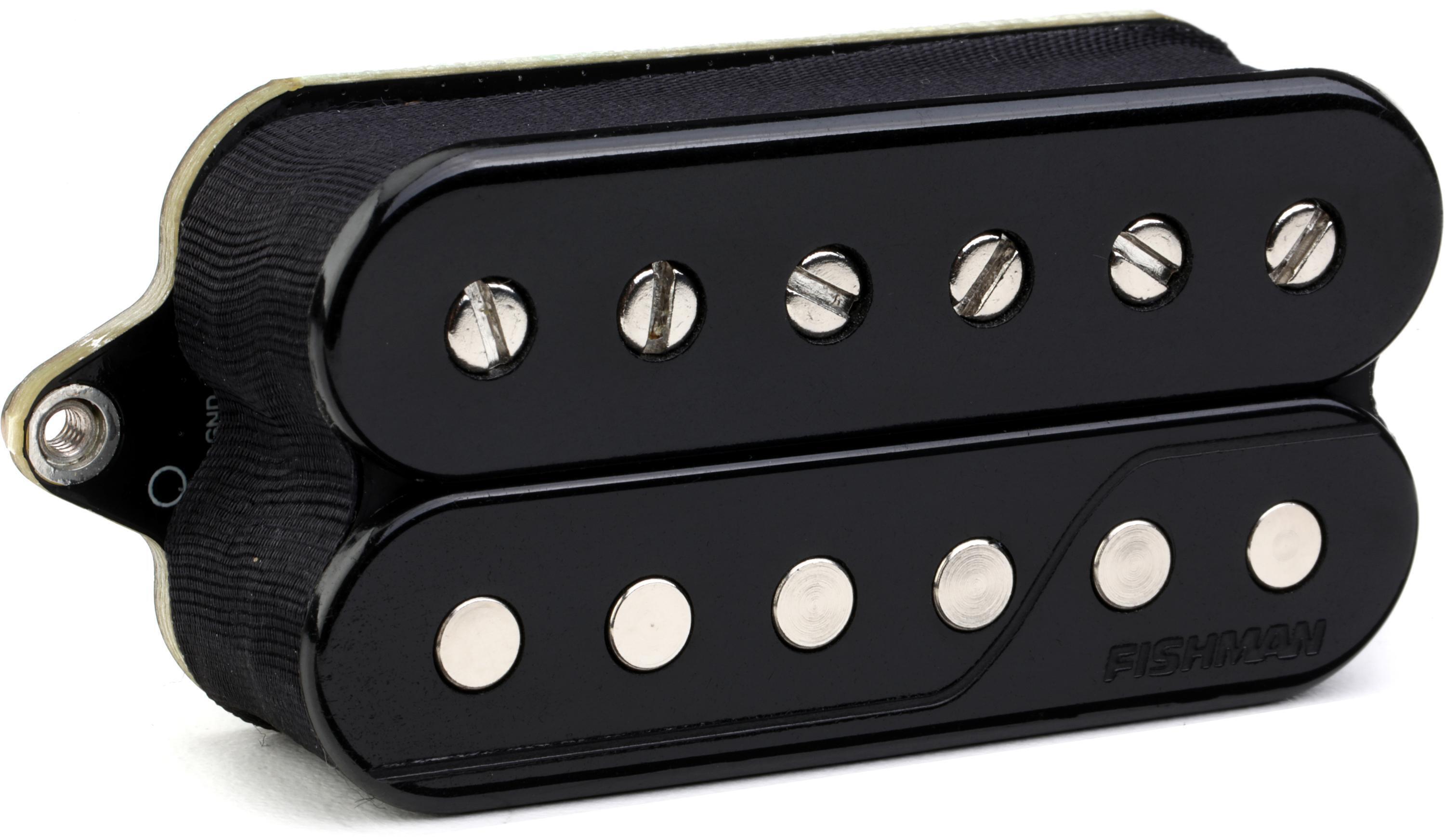 Photo of Fishman Fluence Highway 30 Neck Humbucker Pickup - Open Core, Black, Sweetwater Exclusive