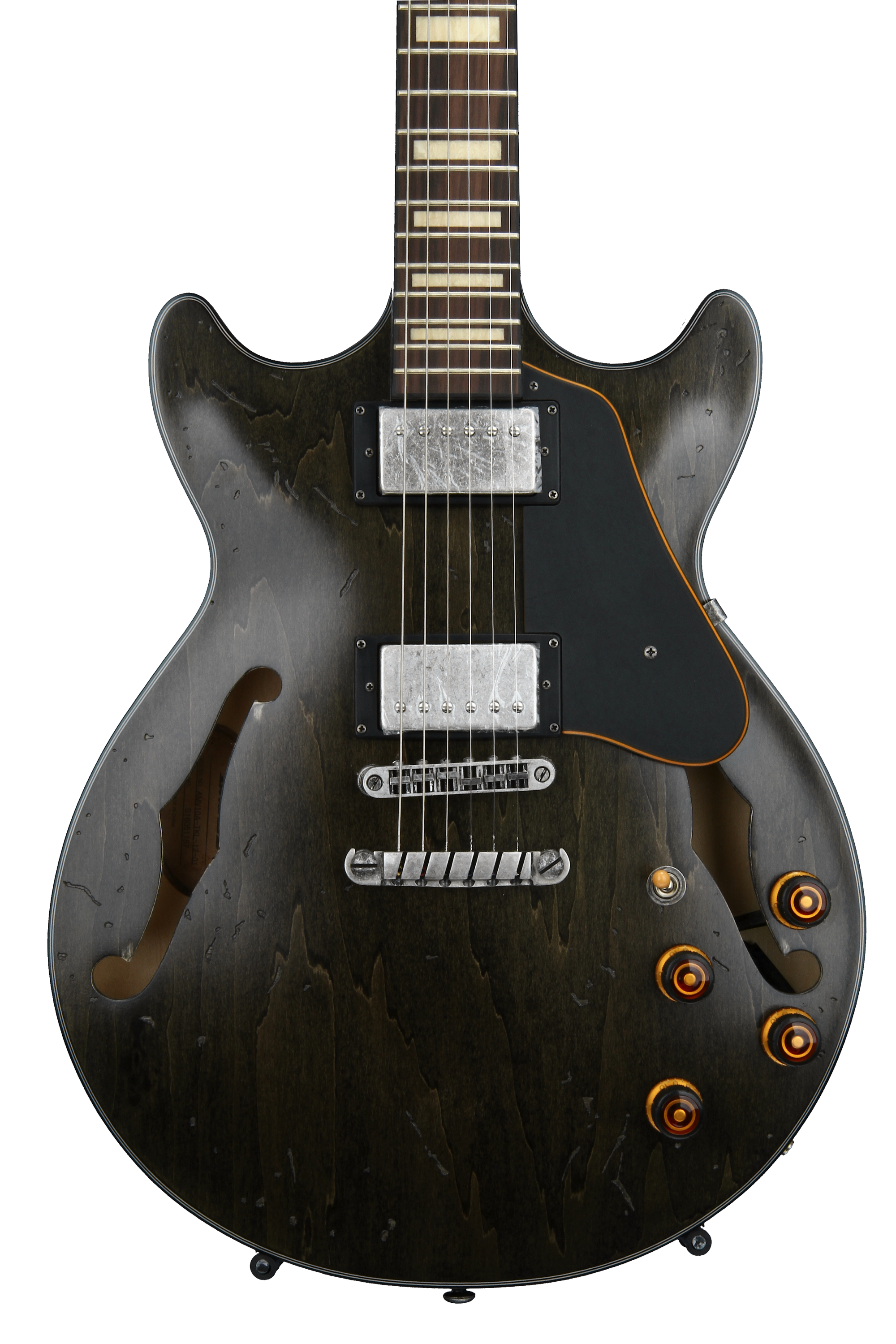 Ibanez Artcore Vintage AMV10A - Transparent Black Low Gloss