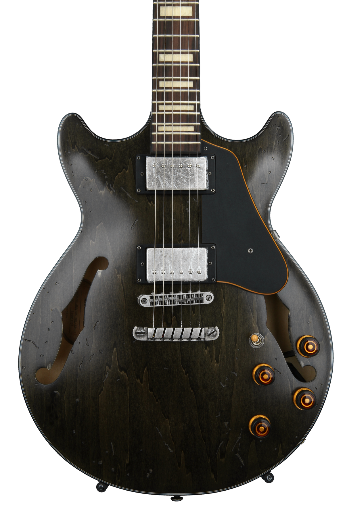 Ibanez Artcore Vintage AMV10A - Transparent Black Low Gloss