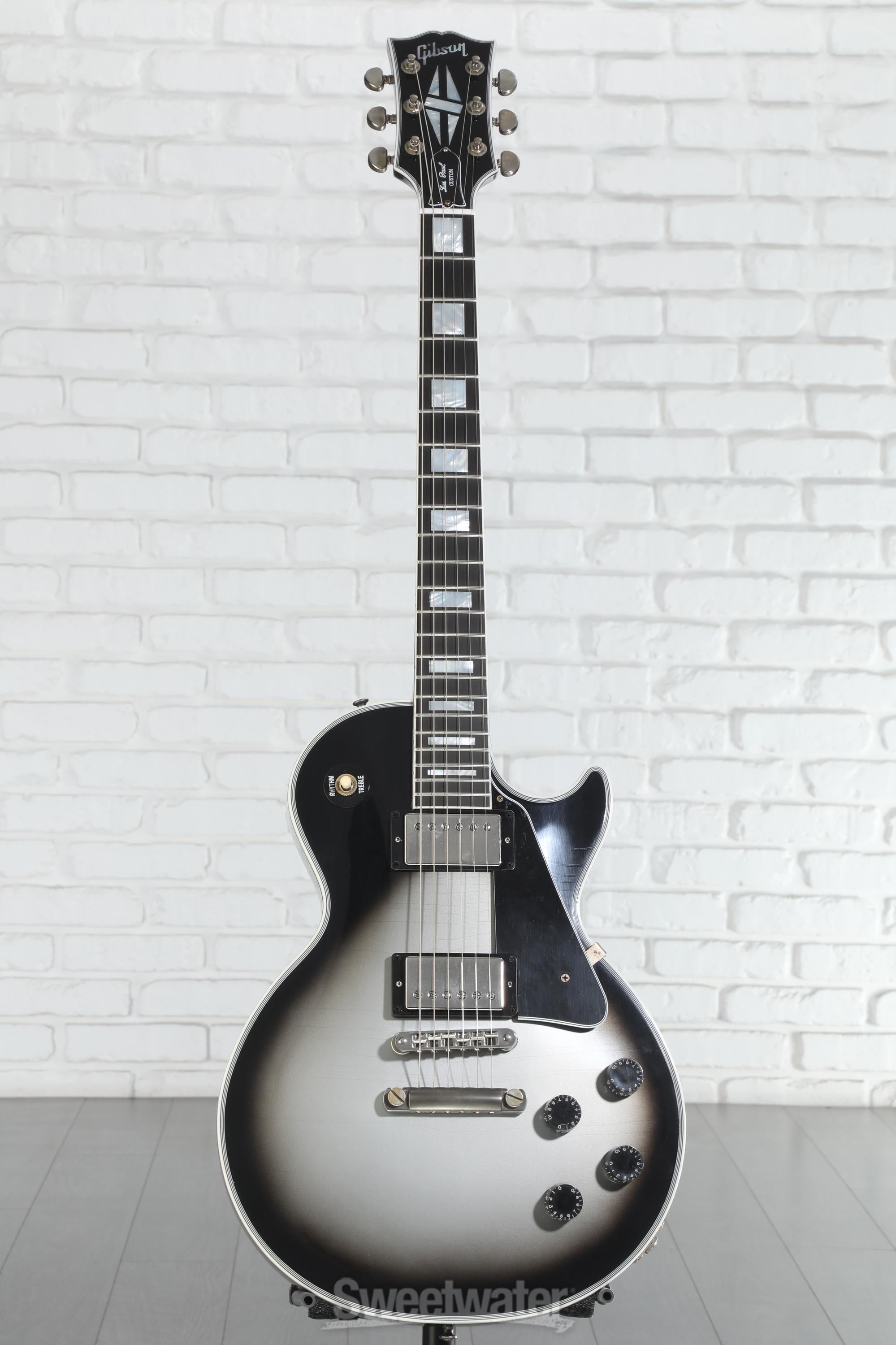 Gibson Custom Les Paul Custom Electric Guitar - Silverburst