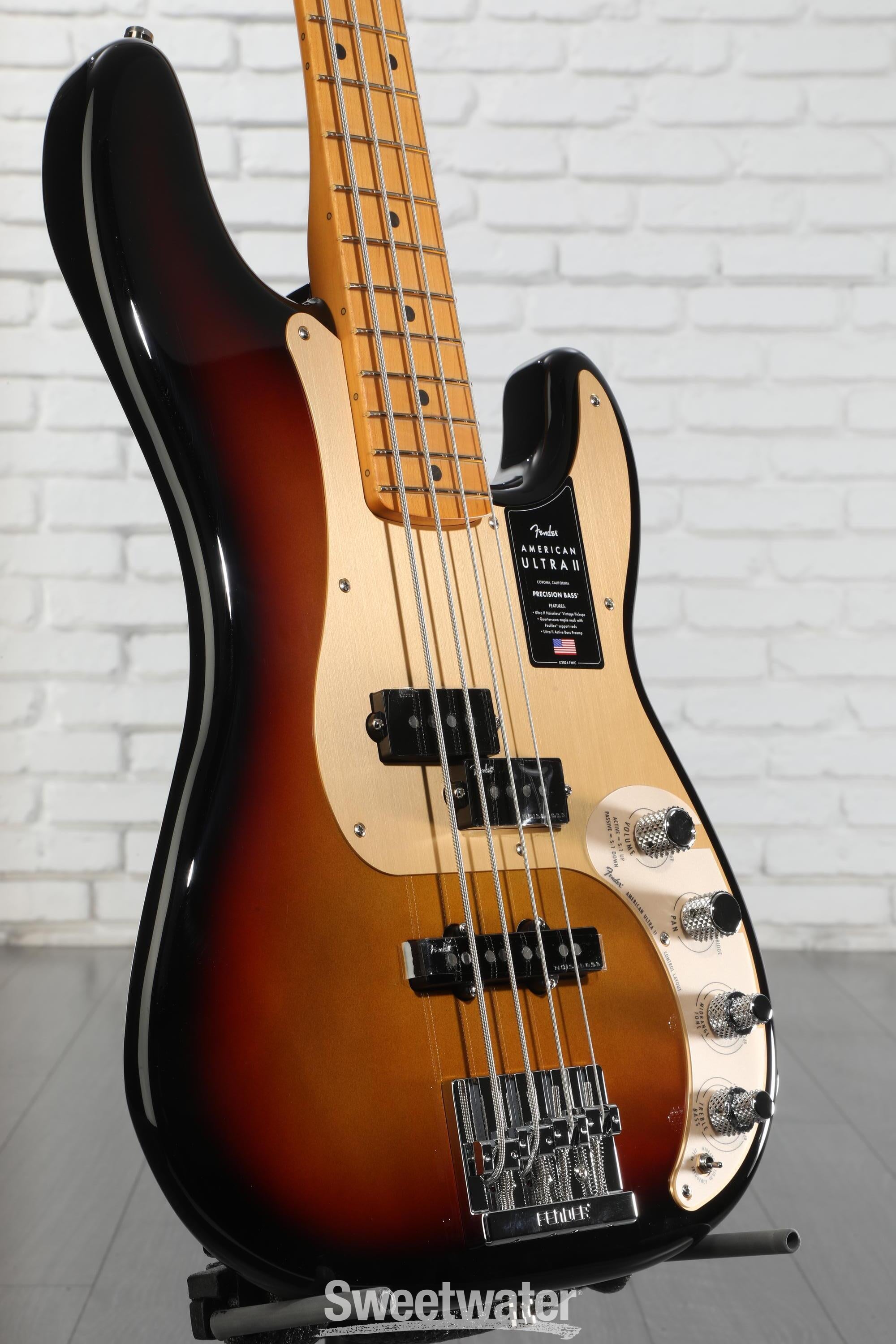 Fender American Ultra II Precision Bass - Ultraburst | Sweetwater