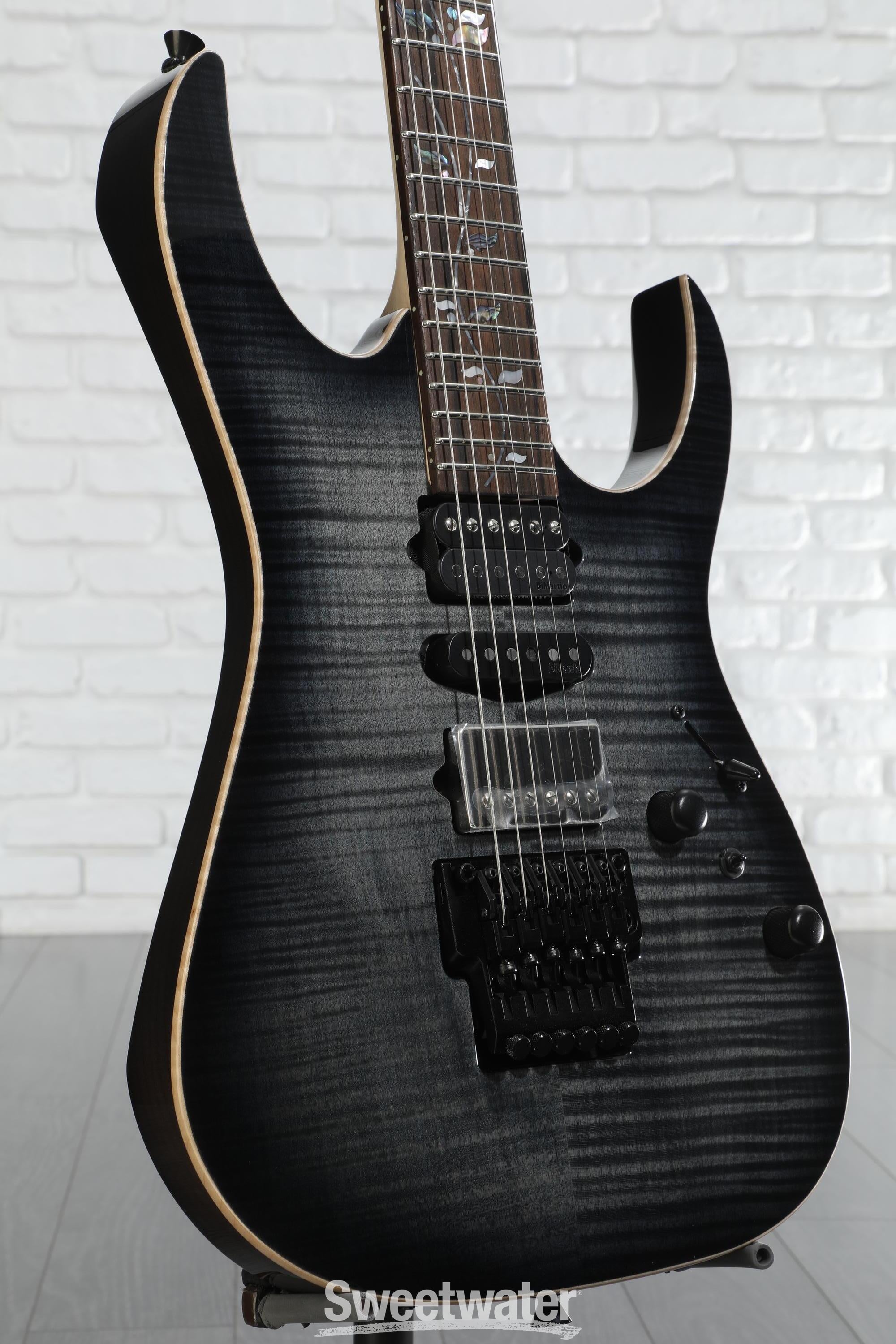 Ibanez J Custom RG8870 Electric Guitar - Black Rutile