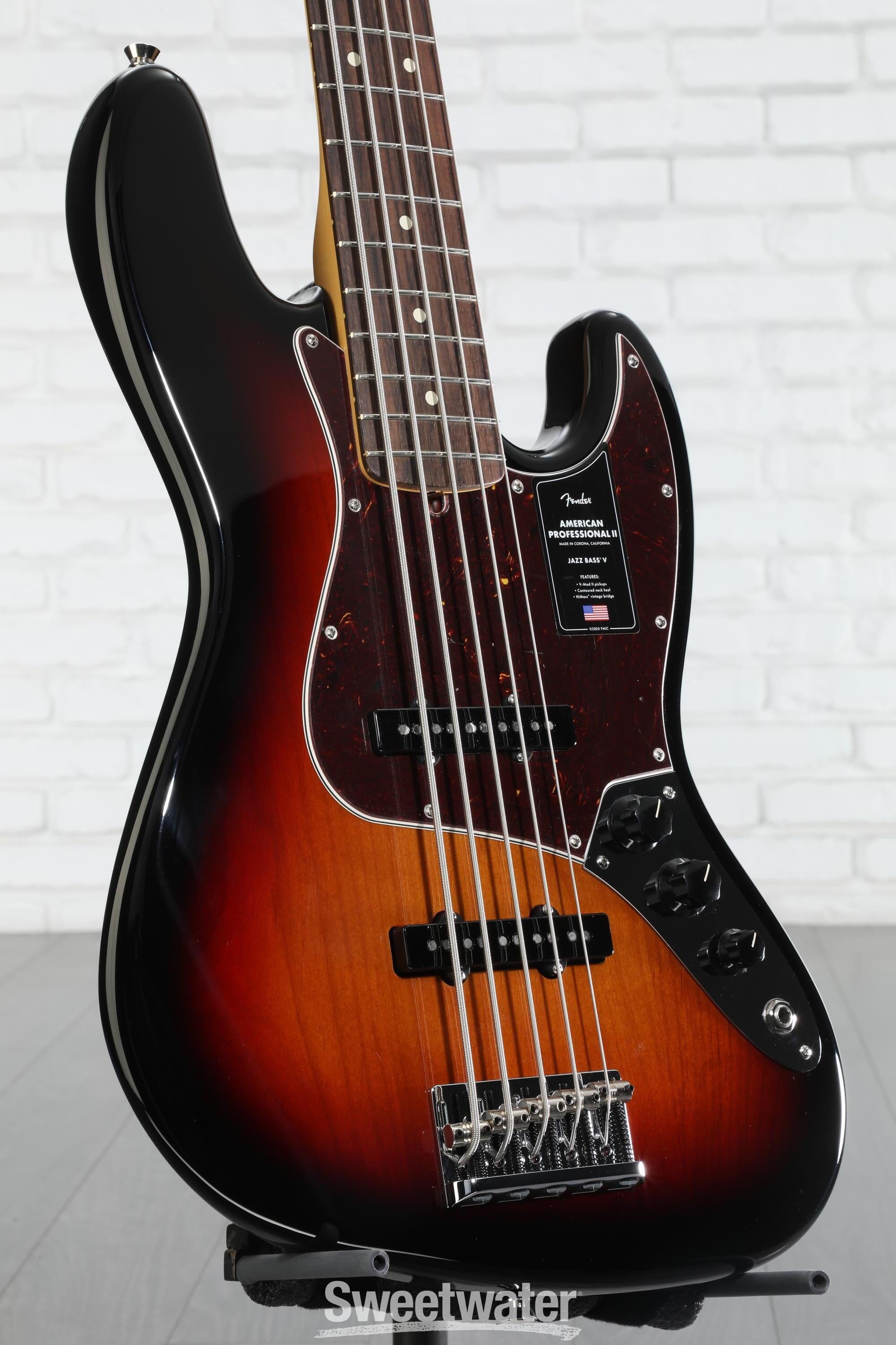Fender American ProfessionalⅡ JazzBass V Fender American Professional II Jazz Bass V - 3 Color Sunburst