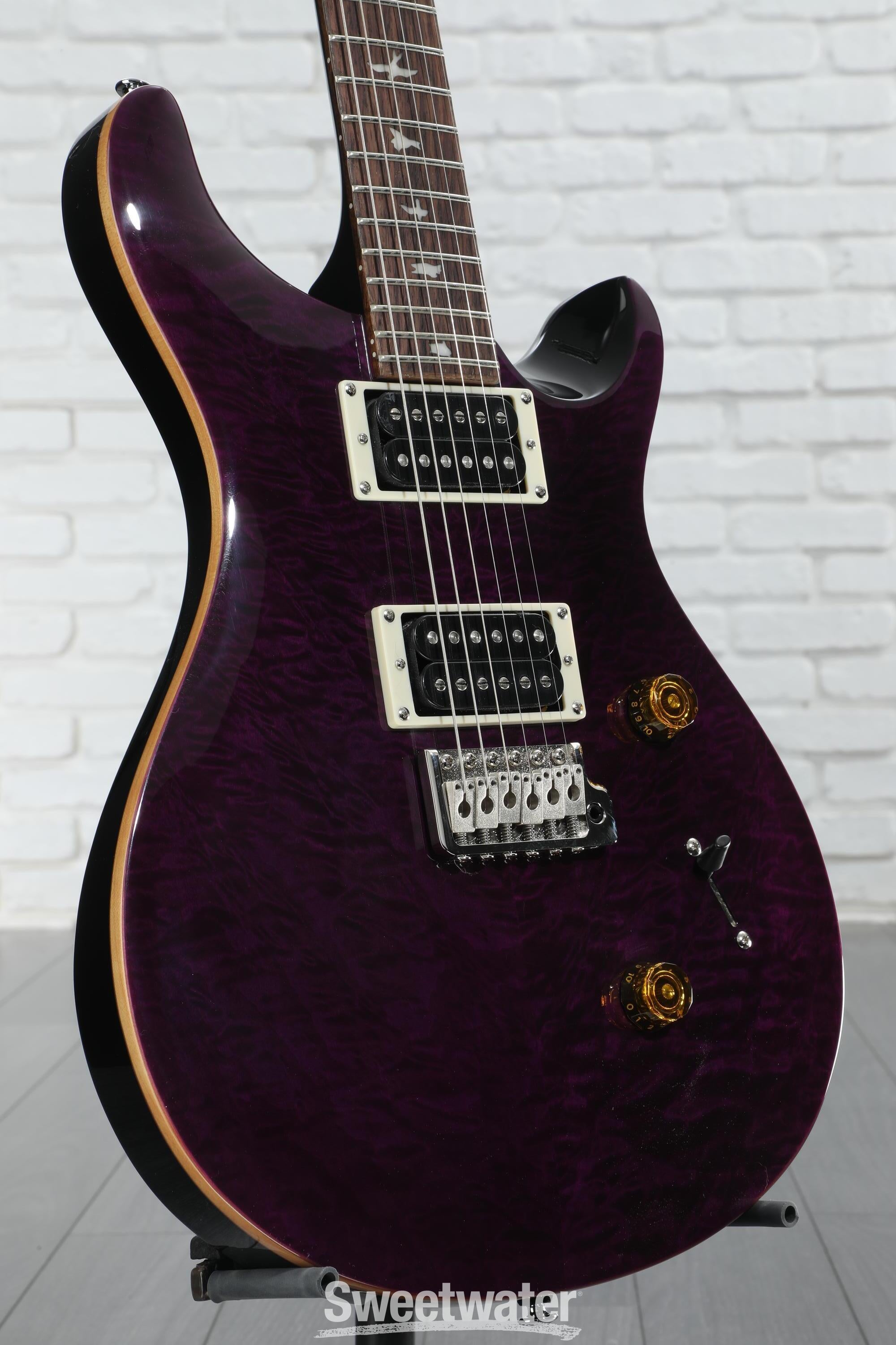 PRS SE Custom 24 Electric Guitar - Amethyst, Sweetwater