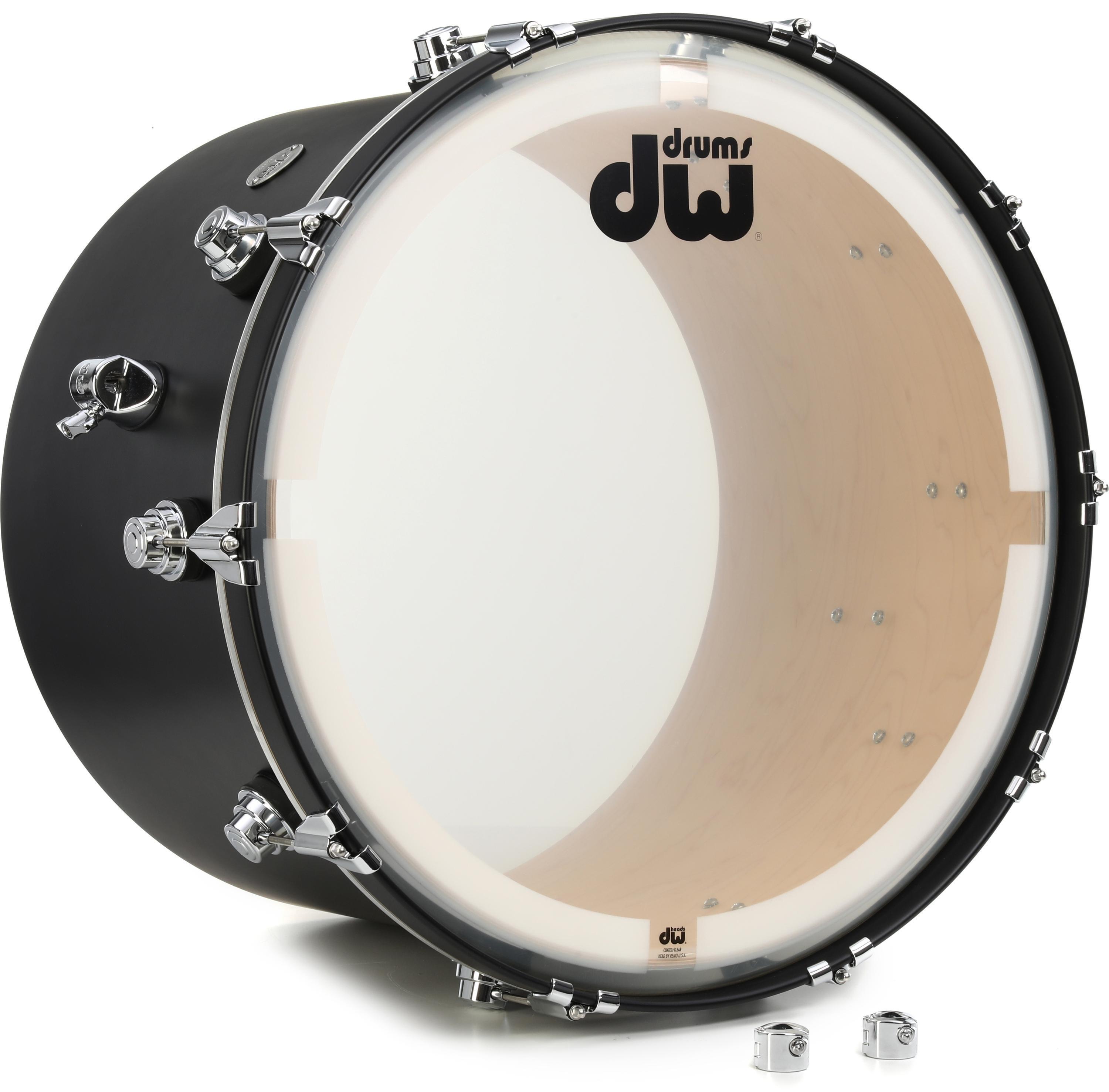 DW Collector's Series Gong Drum 16 inches x 23 inches, Matte Black