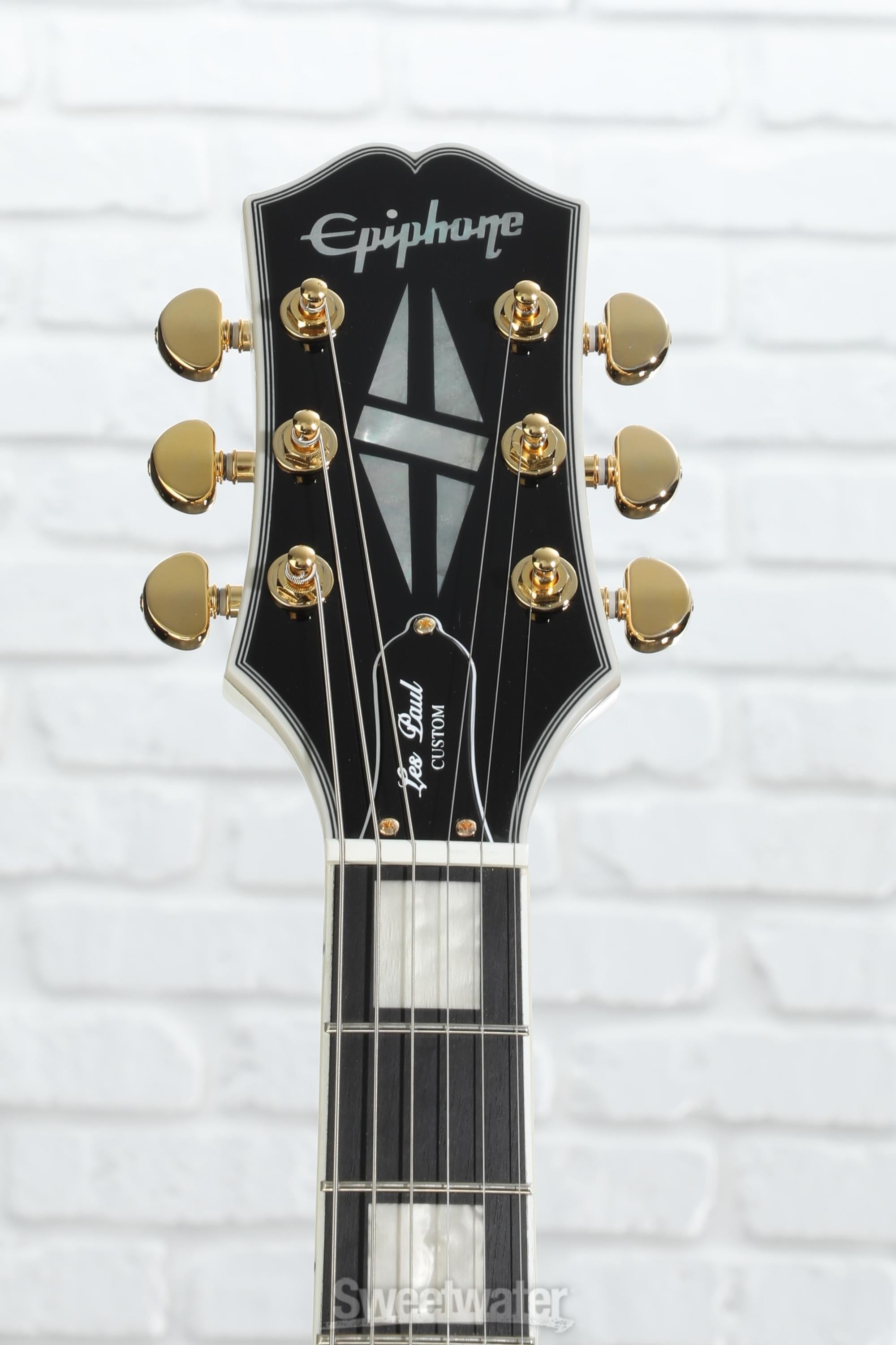 Epiphone Les Paul Custom Electric Guitar - Alpine White