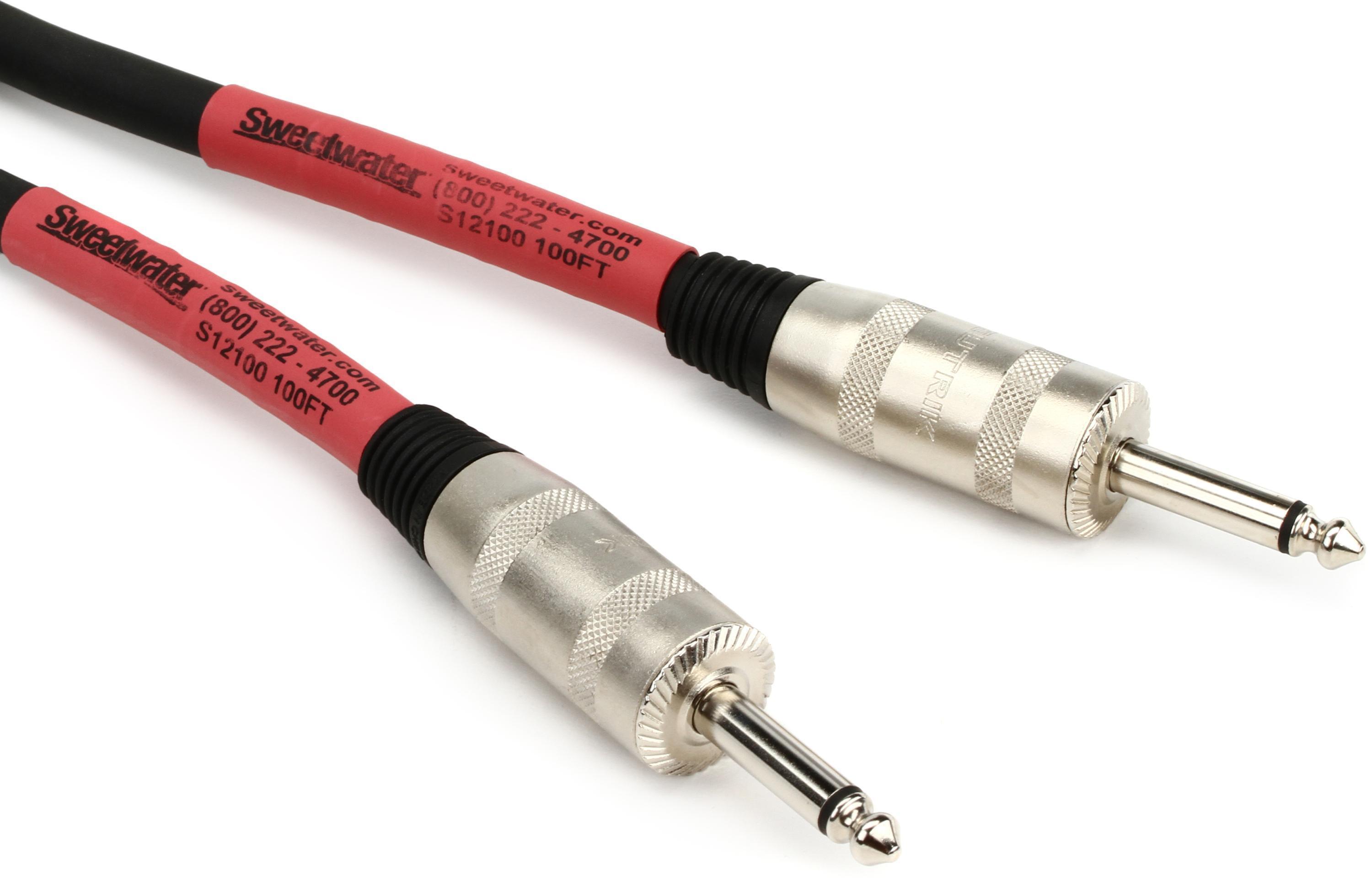 Bundled Item: Pro Co S12 Speaker Cable - 1/4 inch TS Jumbo to 1/4 inch Jumbo - 100 foot