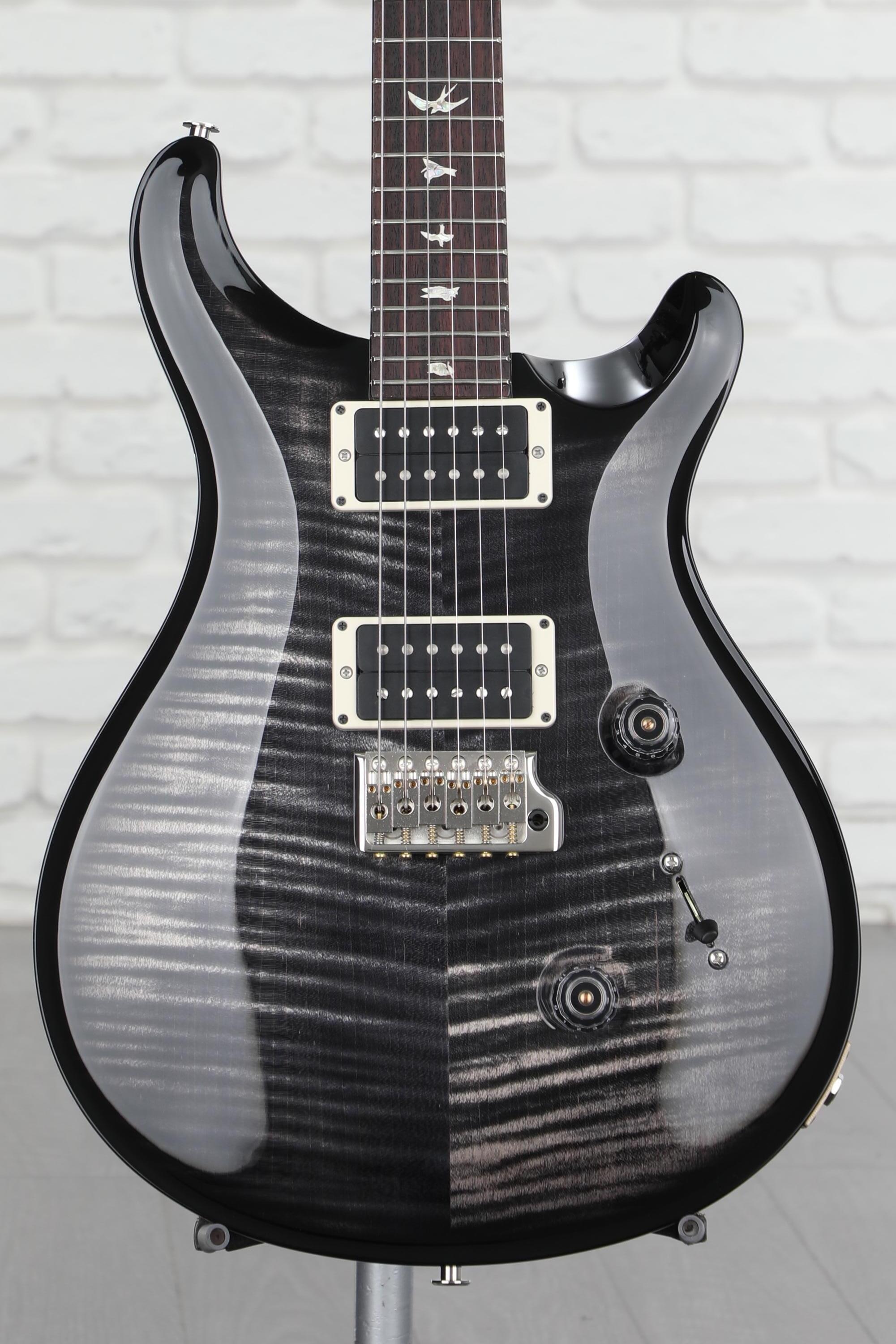 Prs Custom 24 Electric Guitar With Pattern Thin Neck Charcoal