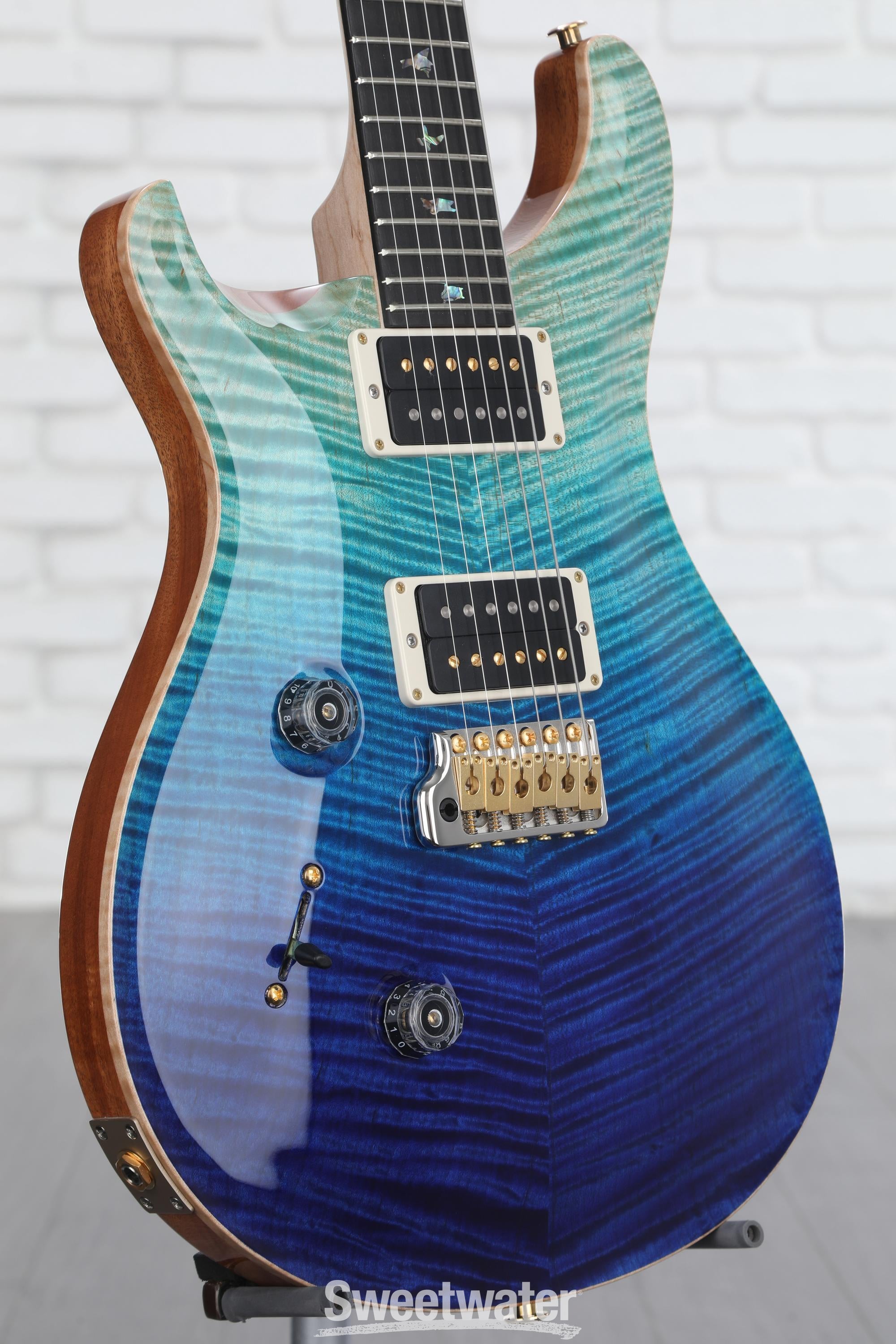 ギター PRS Custom24 10top Lefty PRS Wood Library Custom 24 Left-handed 10-Top Electric