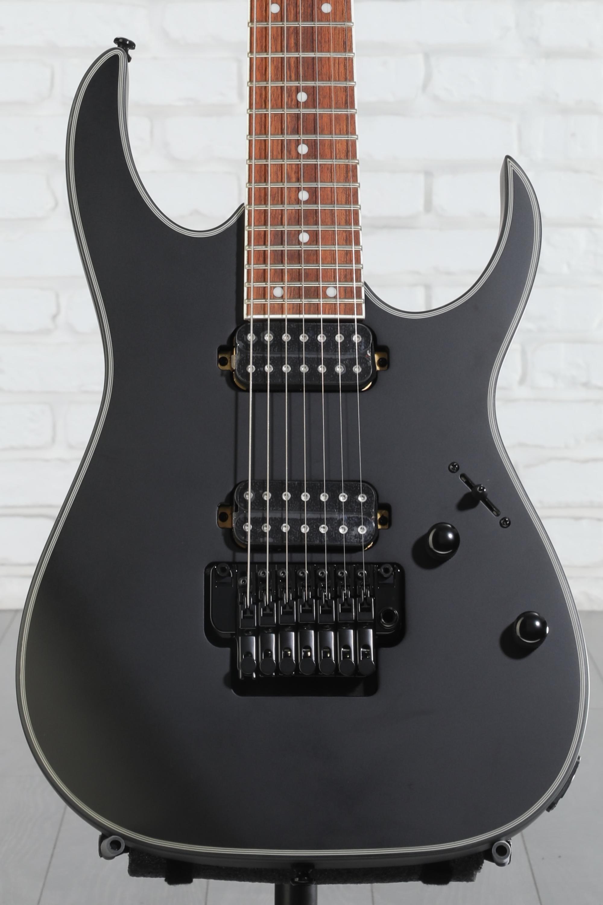 Ibanez RG7420EX 7-string Electric Guitar - Black Flat | Sweetwater