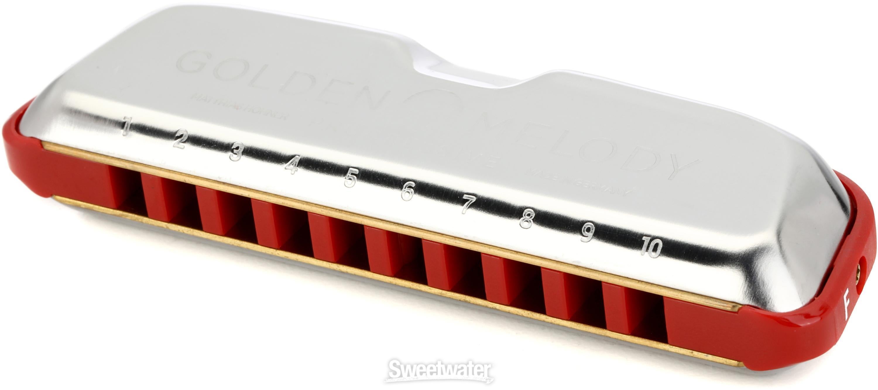 Hohner golden melody harmonica 7 deals pack