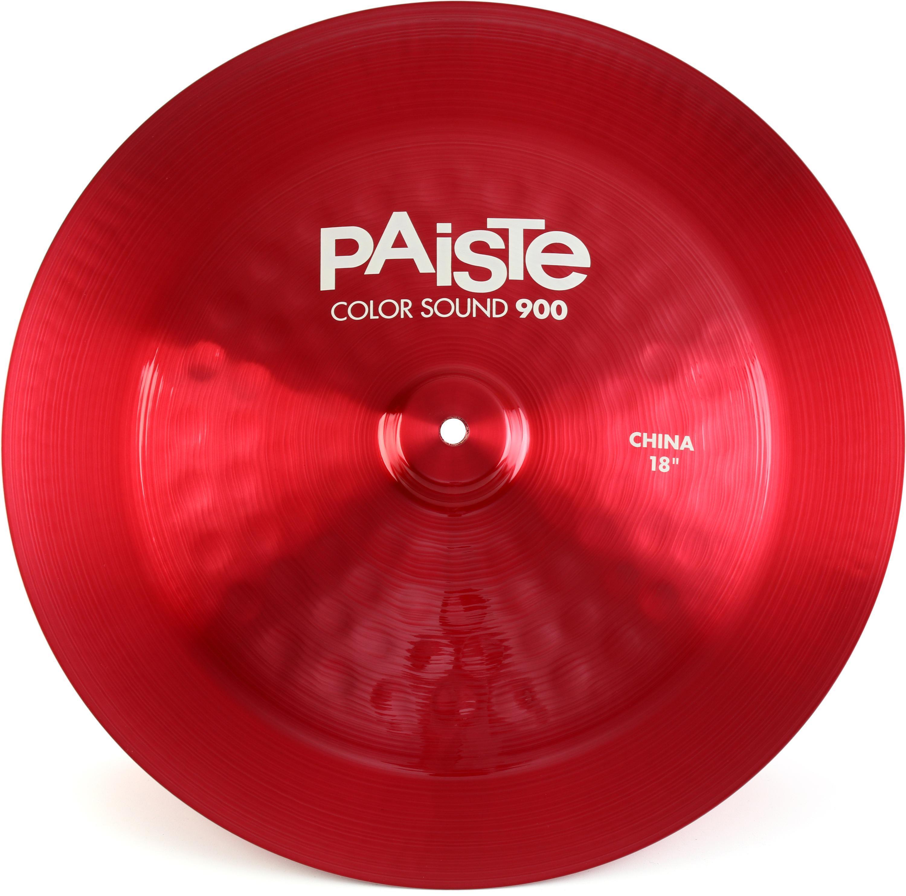 Paiste 18 inch Color Sound 900 Red China Cymbal | Sweetwater
