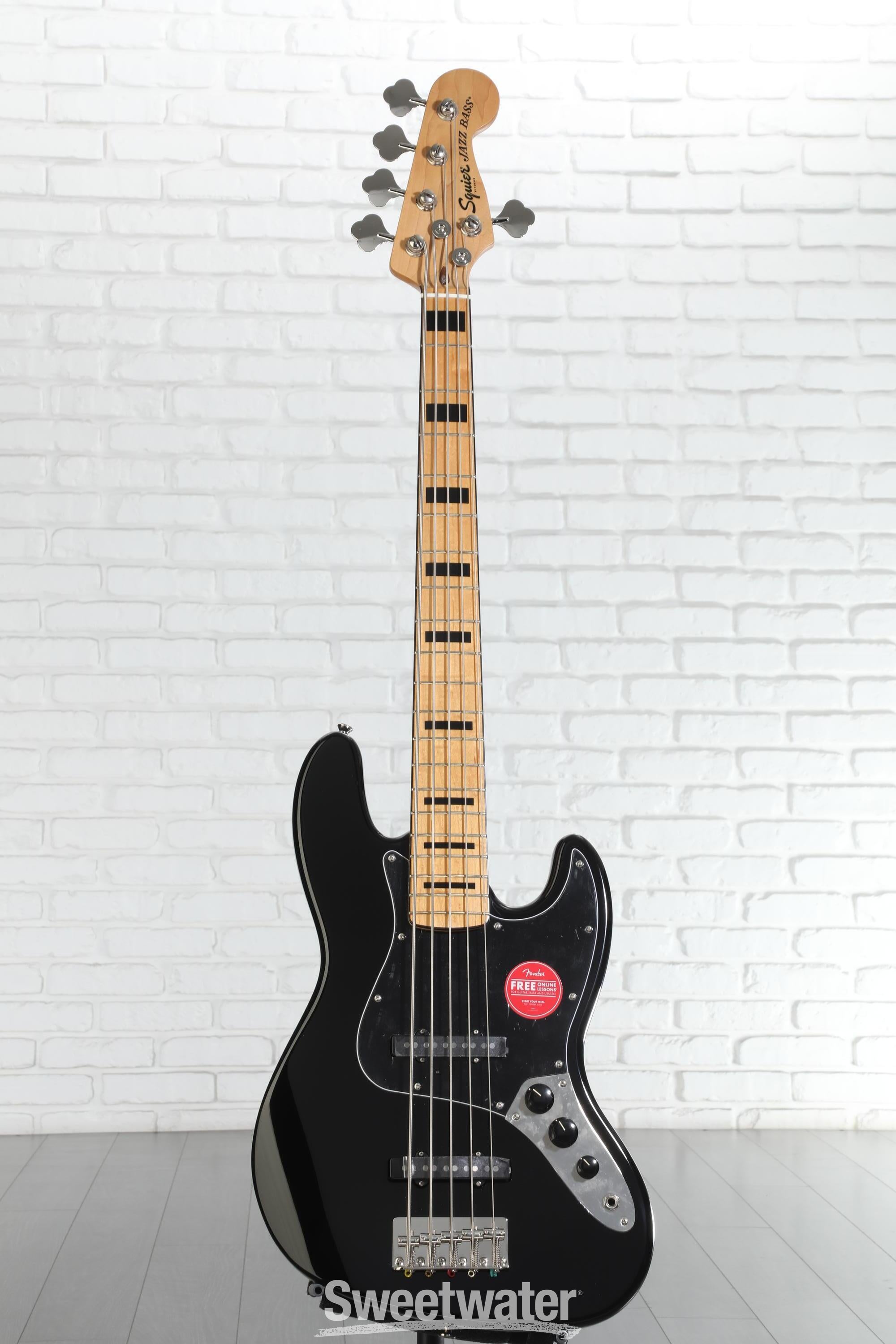 スクワイヤー　5弦　classic vive 70s jazz base Squier by Fender Classic Vibe '70s Jazz Bass V Maple Fingerboard