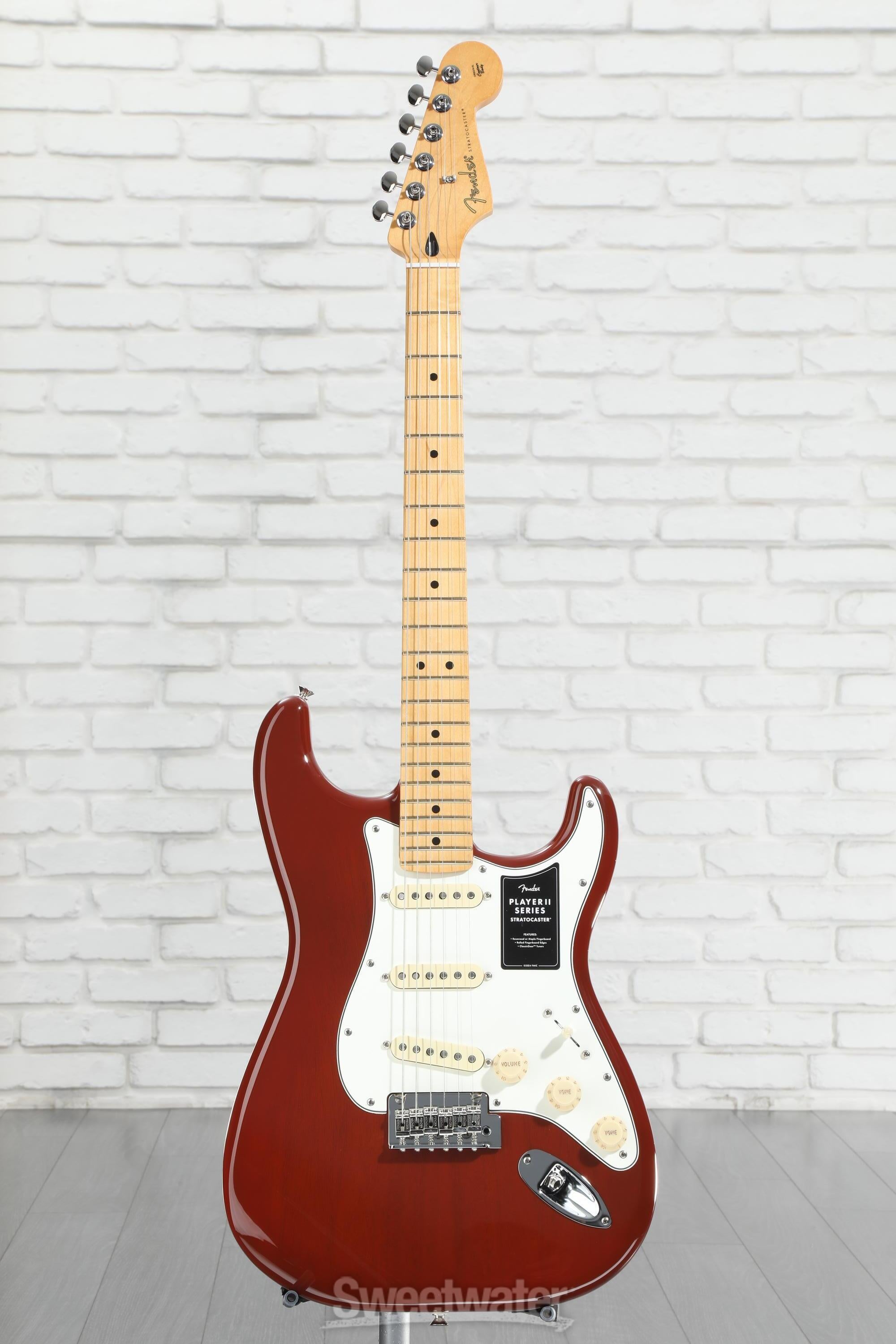 Fender Player II Stratocaster Electric Guitar - Transparent