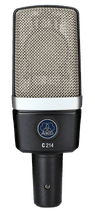 Product Image - This Item - AKG C214 Large-diaphragm Condenser Microphone - Matte Grey Blue