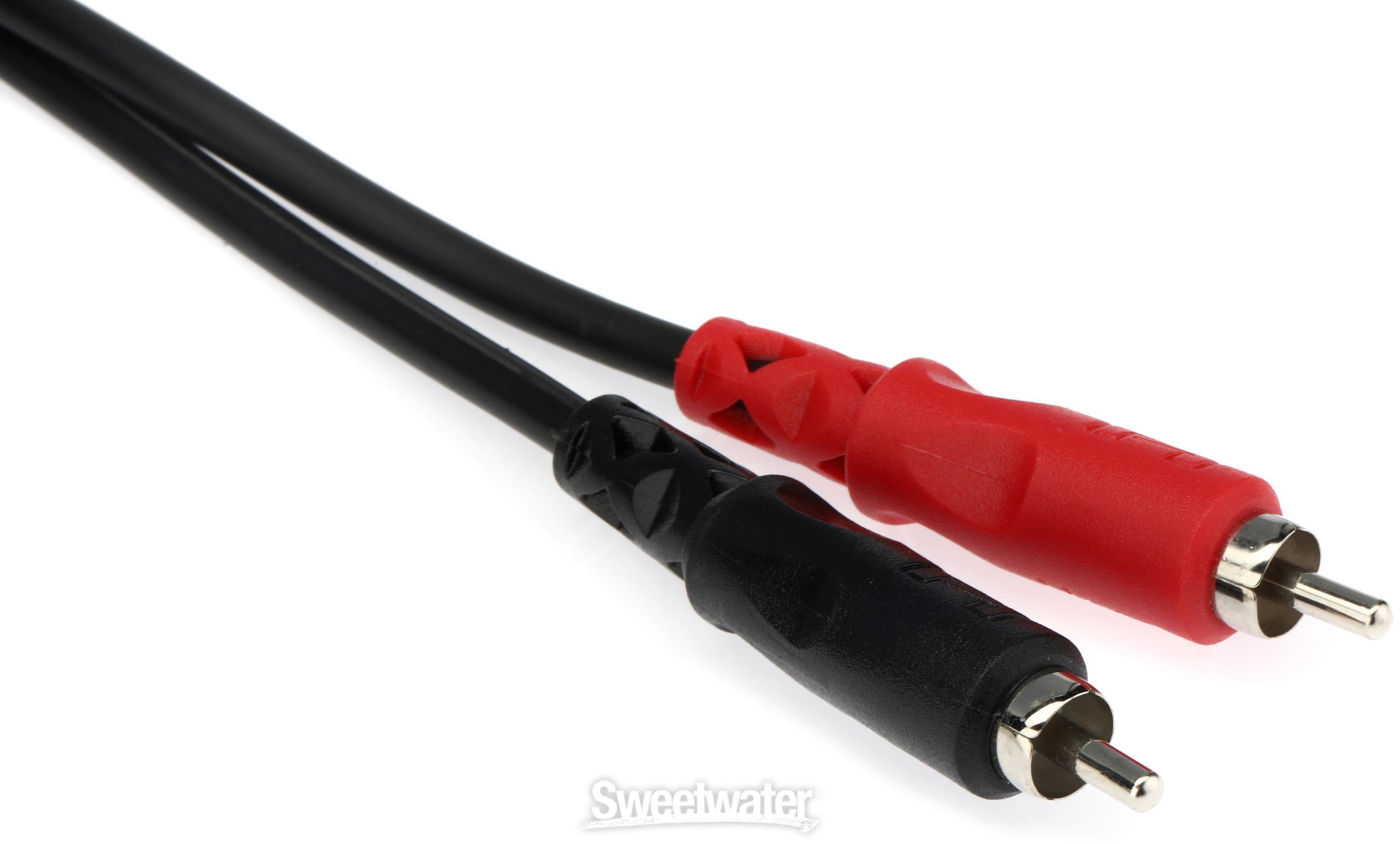 Hosa CRA-202 Stereo Interconnect Dual RCA Cable - 6.6 foot