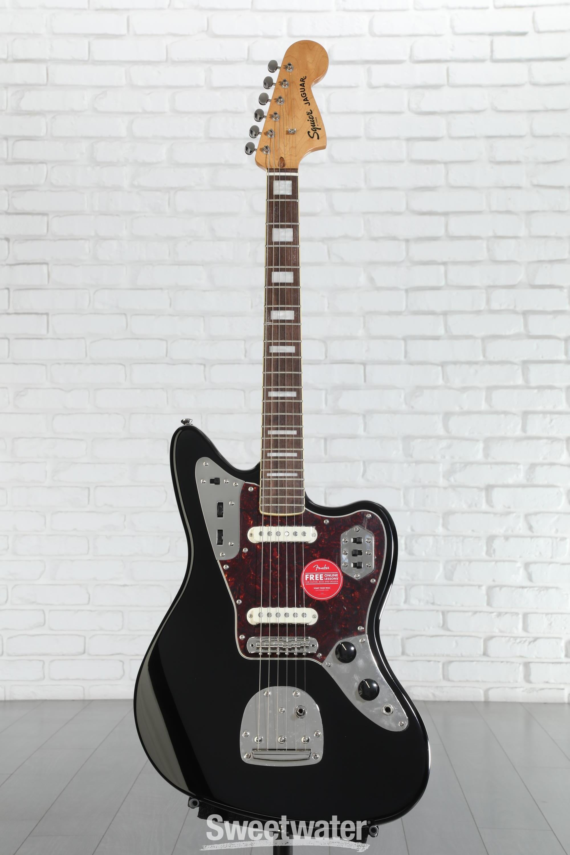 Squier Classic Vibe '70s Jaguar - Black | Sweetwater