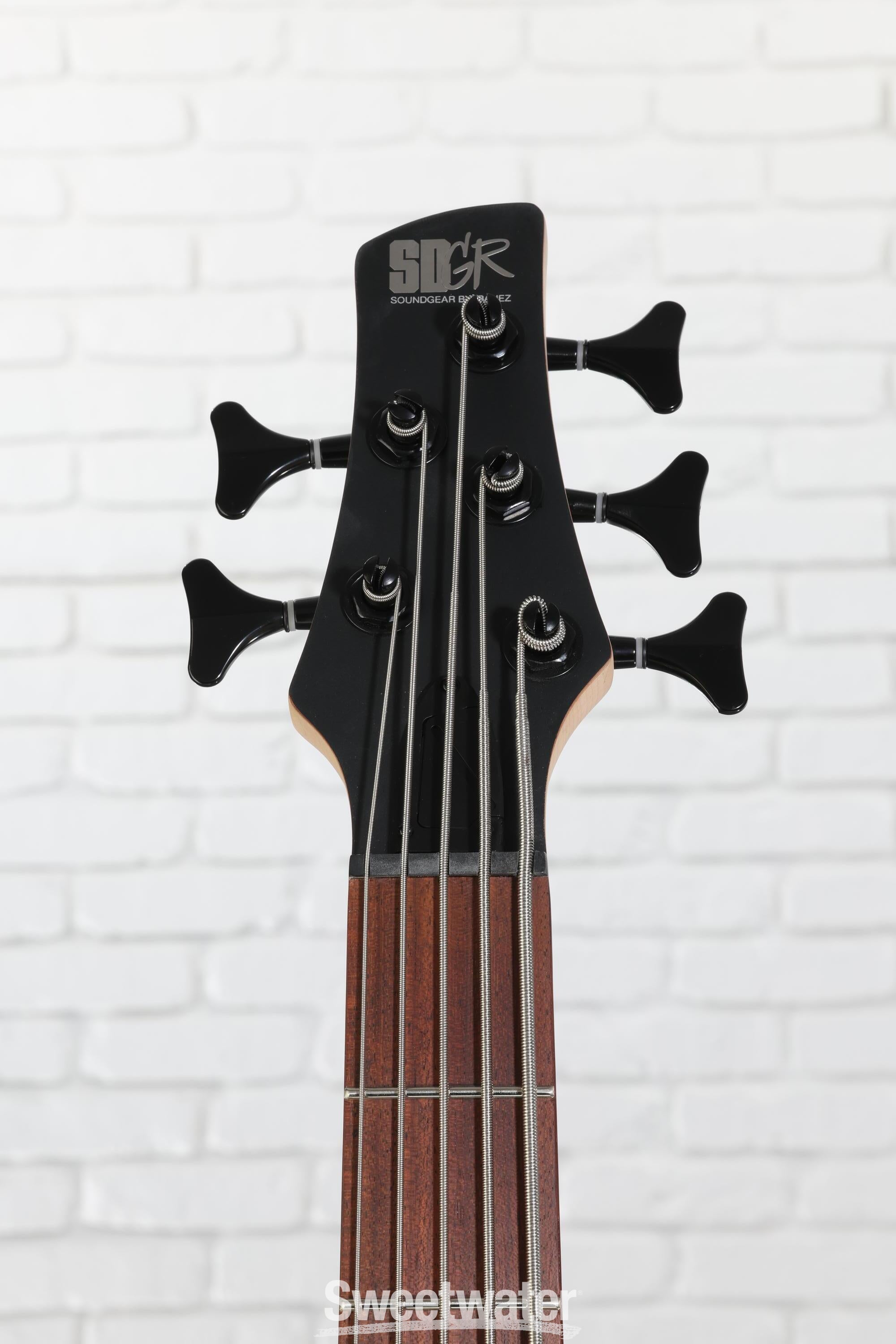 Ibanez Standard SR305EBL Left-handed Bass Guitar - Weathered Black