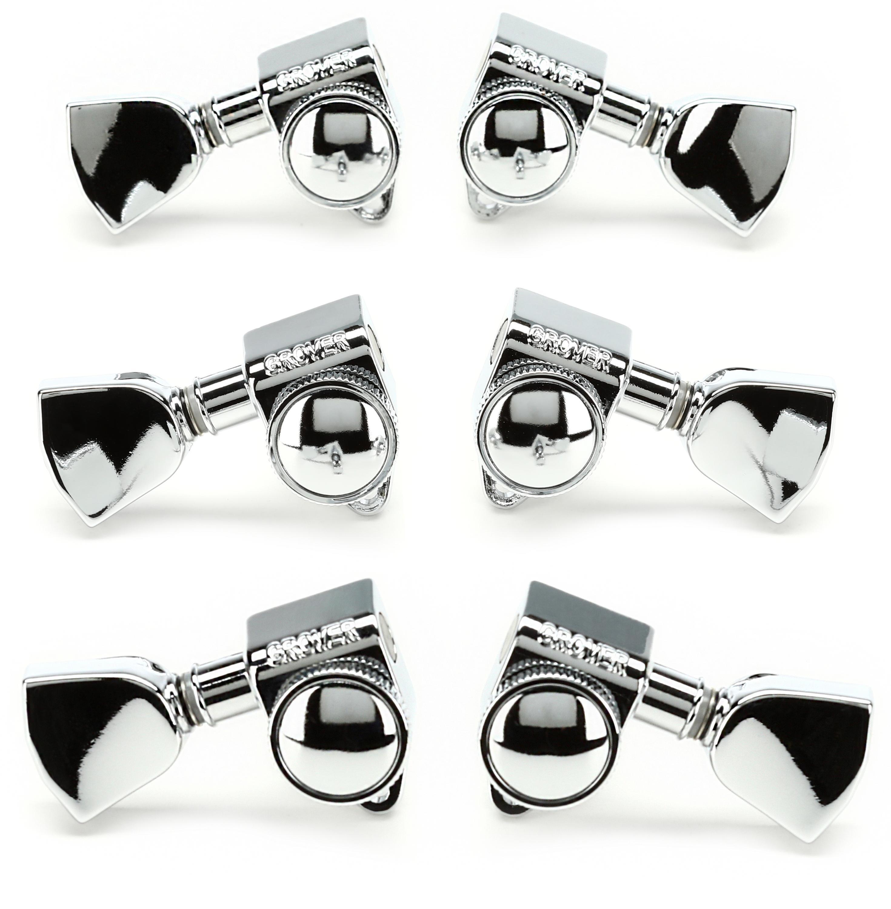 Grover 502CK RotoGrip Locking Rotomatic Tuners 3+3 Chrome with