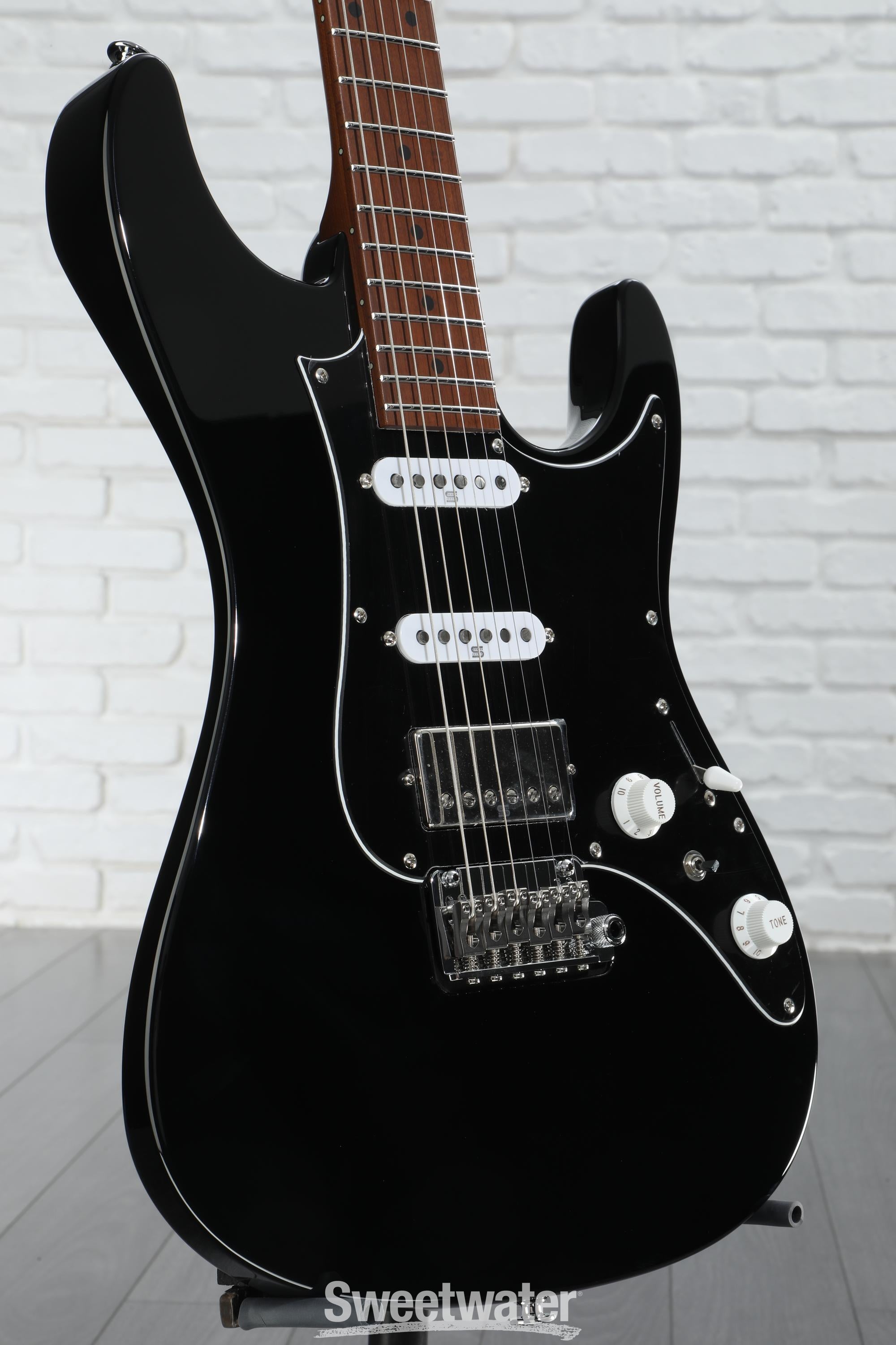 Ibanez AZ2204BBK Prestige Black w/case – Tone Shop Guitars