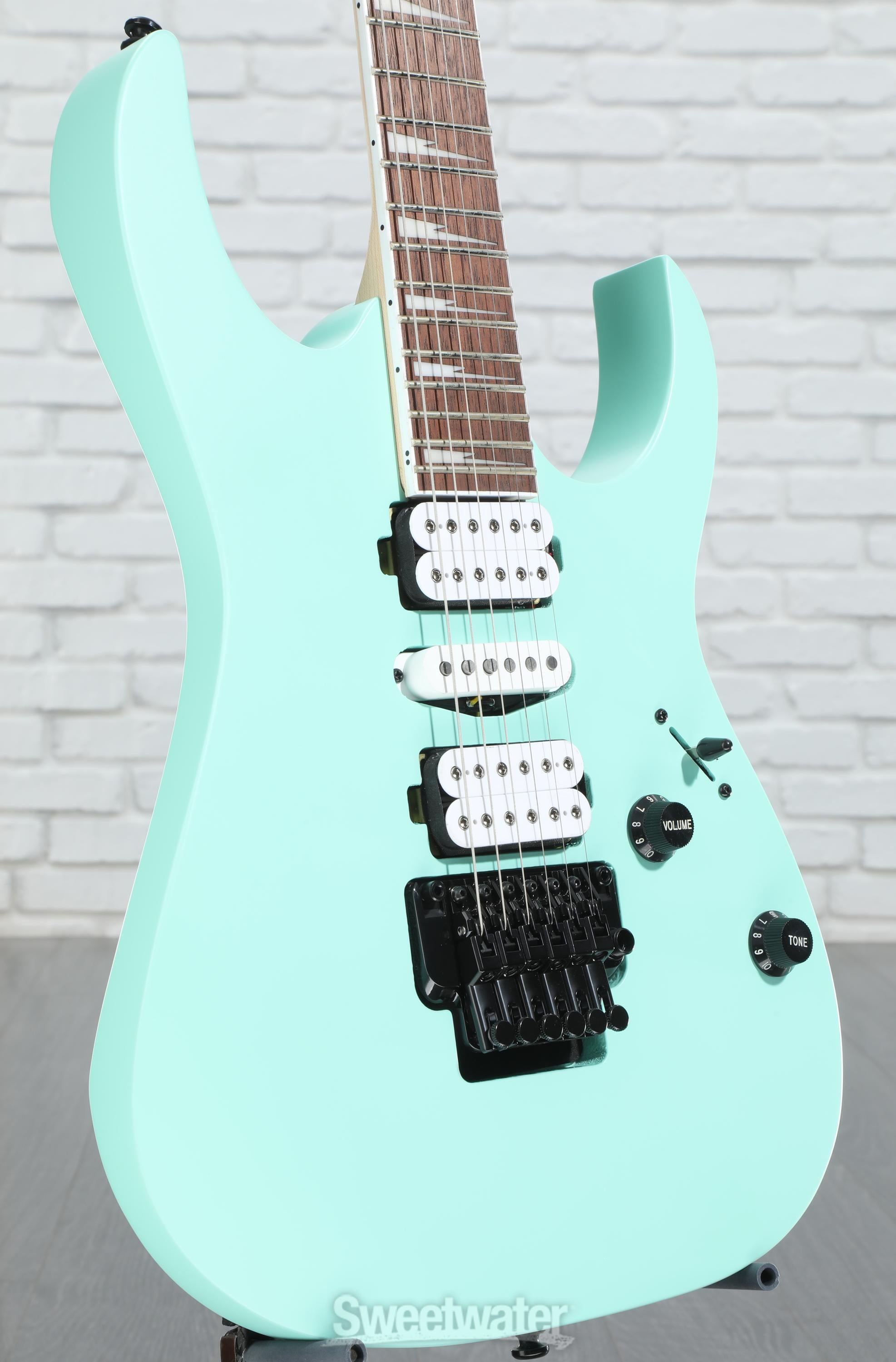 RG470DX SFM（sea foam green matt）（Ibanez） Ibanez RG470DX SFM Sea Foam Green Matte - YouTube