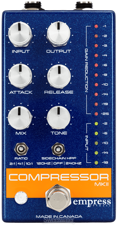 Empress Effects Guitar Compressor MKII Pedal - Blue | Sweetwater