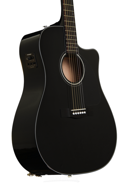 Fender cd60ce deals black