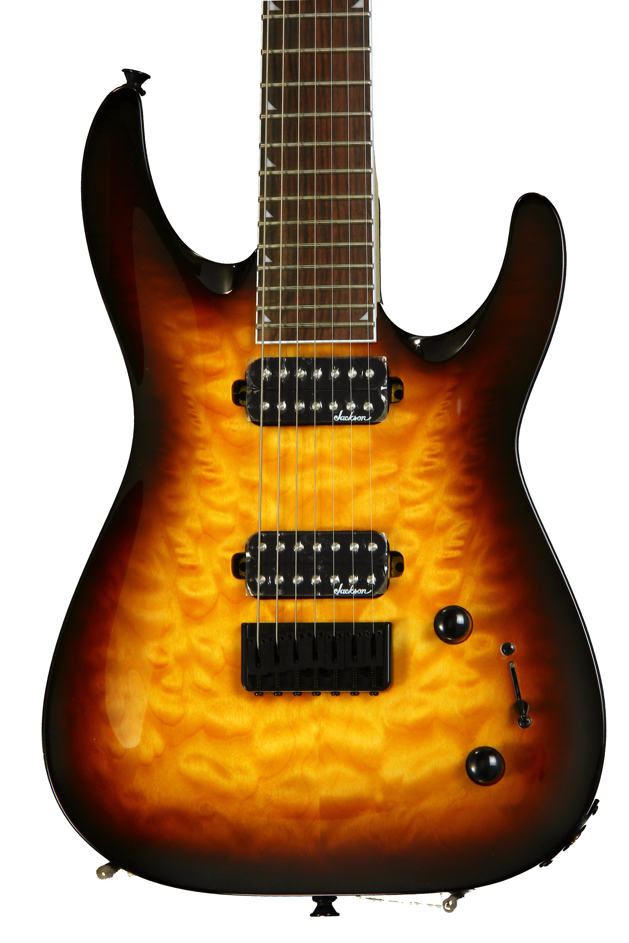 Jackson JS Series Dinky JS32-7Q - Tobacco Burst | Sweetwater