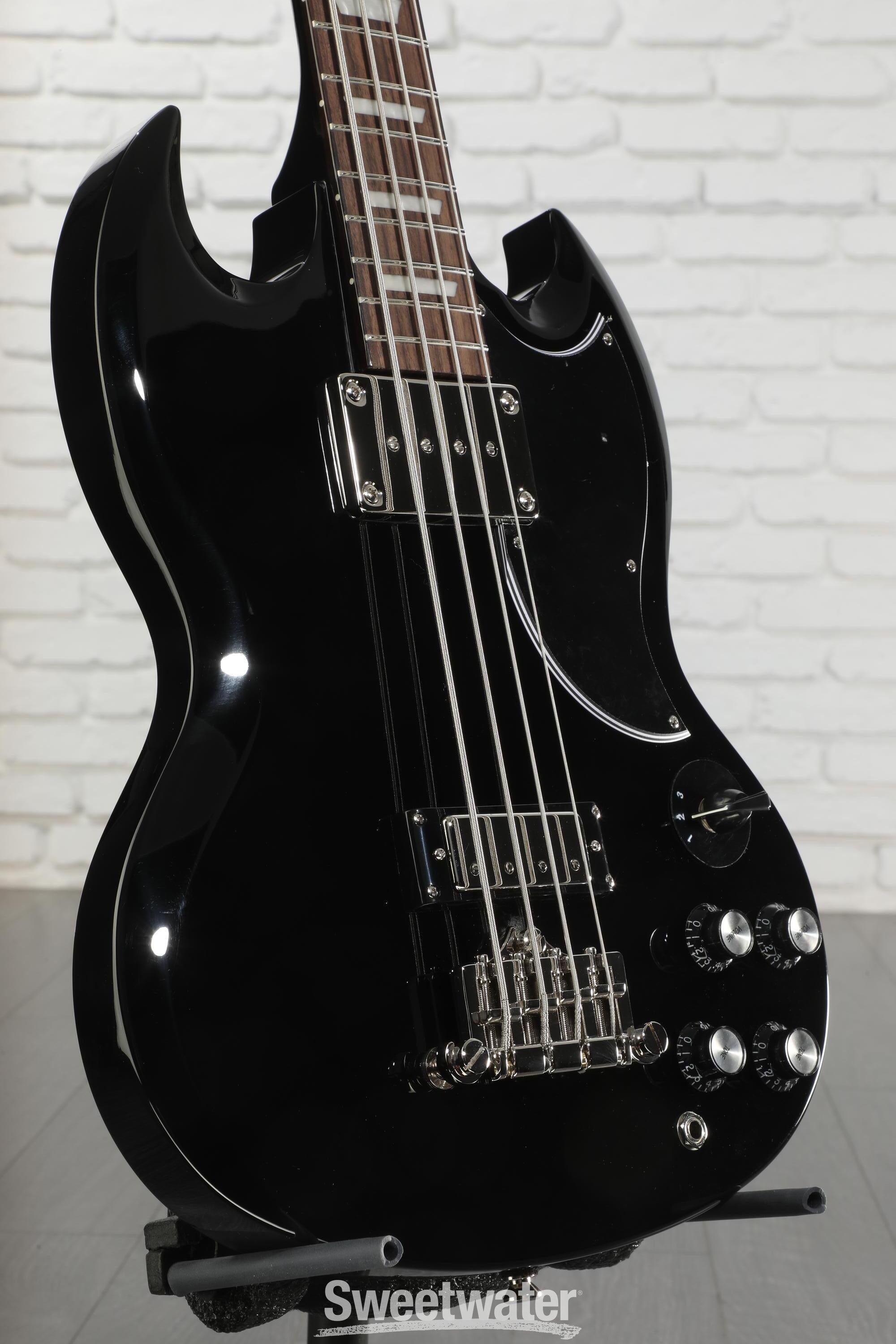 Epiphone EB-3 Bass Guitar - Ebony | Sweetwater