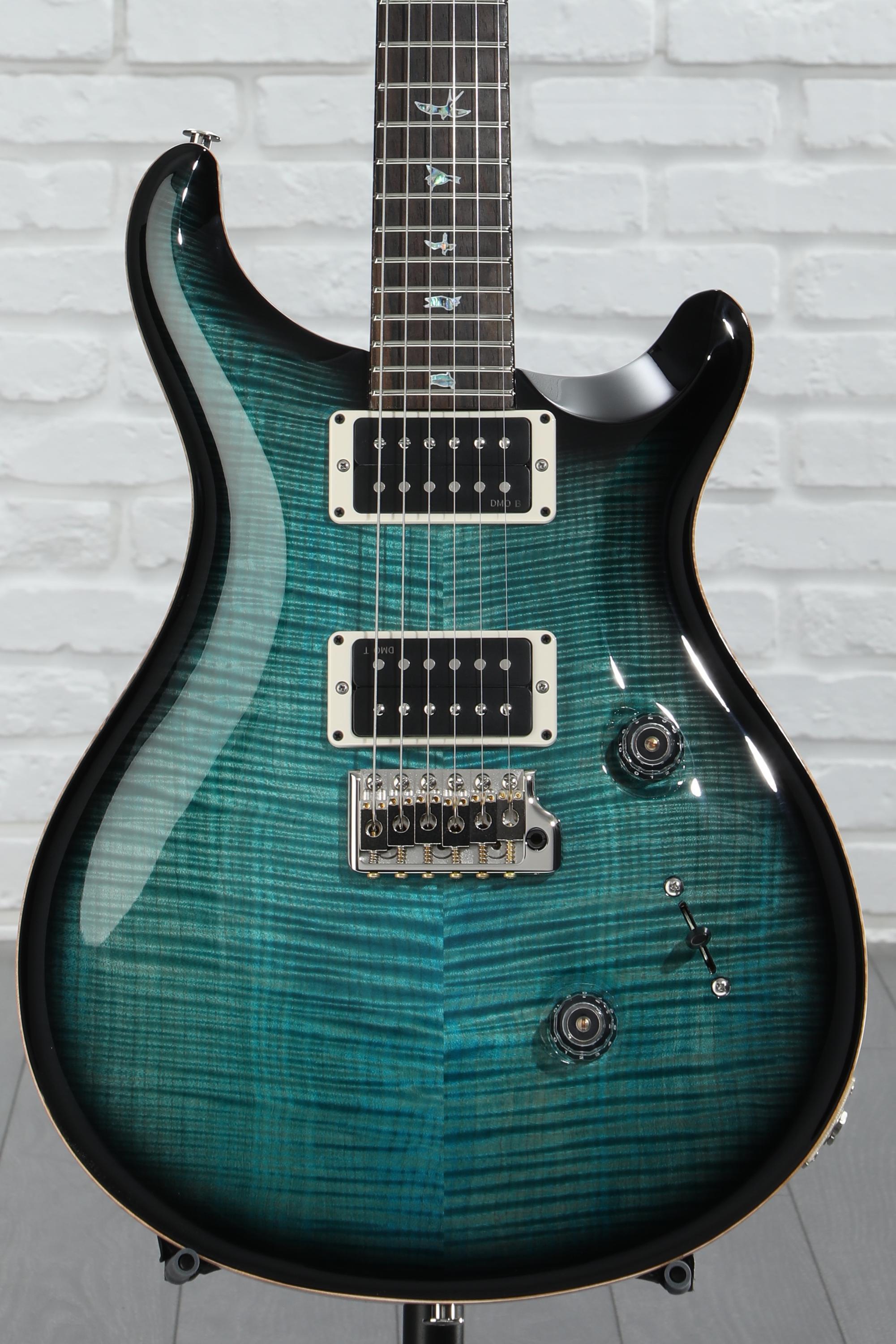 ギター PRS custom 24 PRS Custom 24 Piezo 10-Top Electric Guitar - Dark Cherry