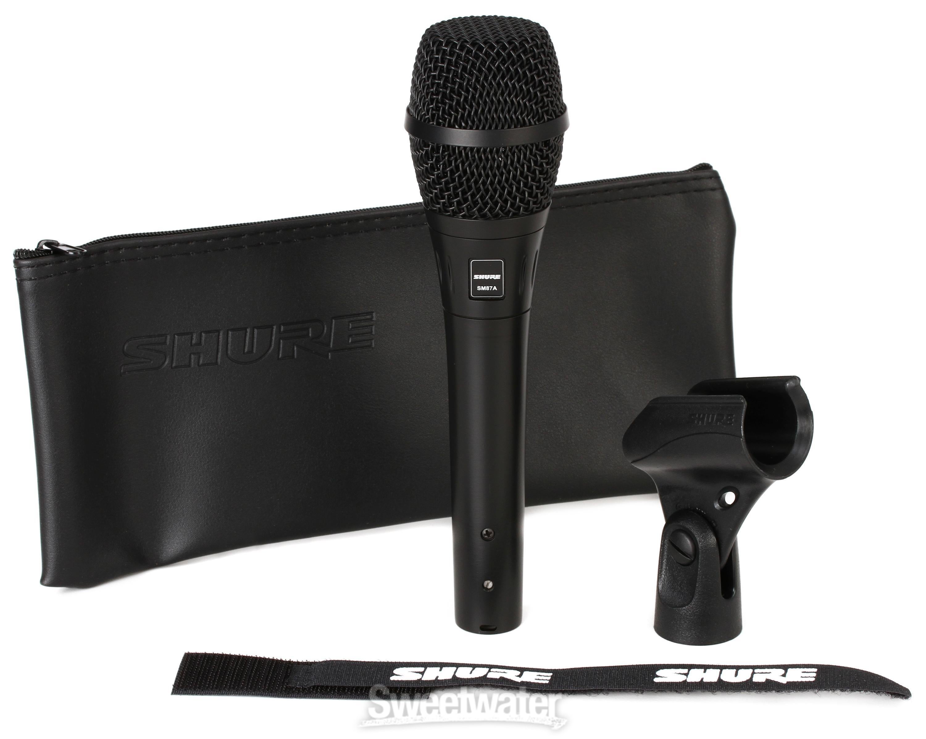 Shure SM87 Handheld Condenser Microphone | Sweetwater