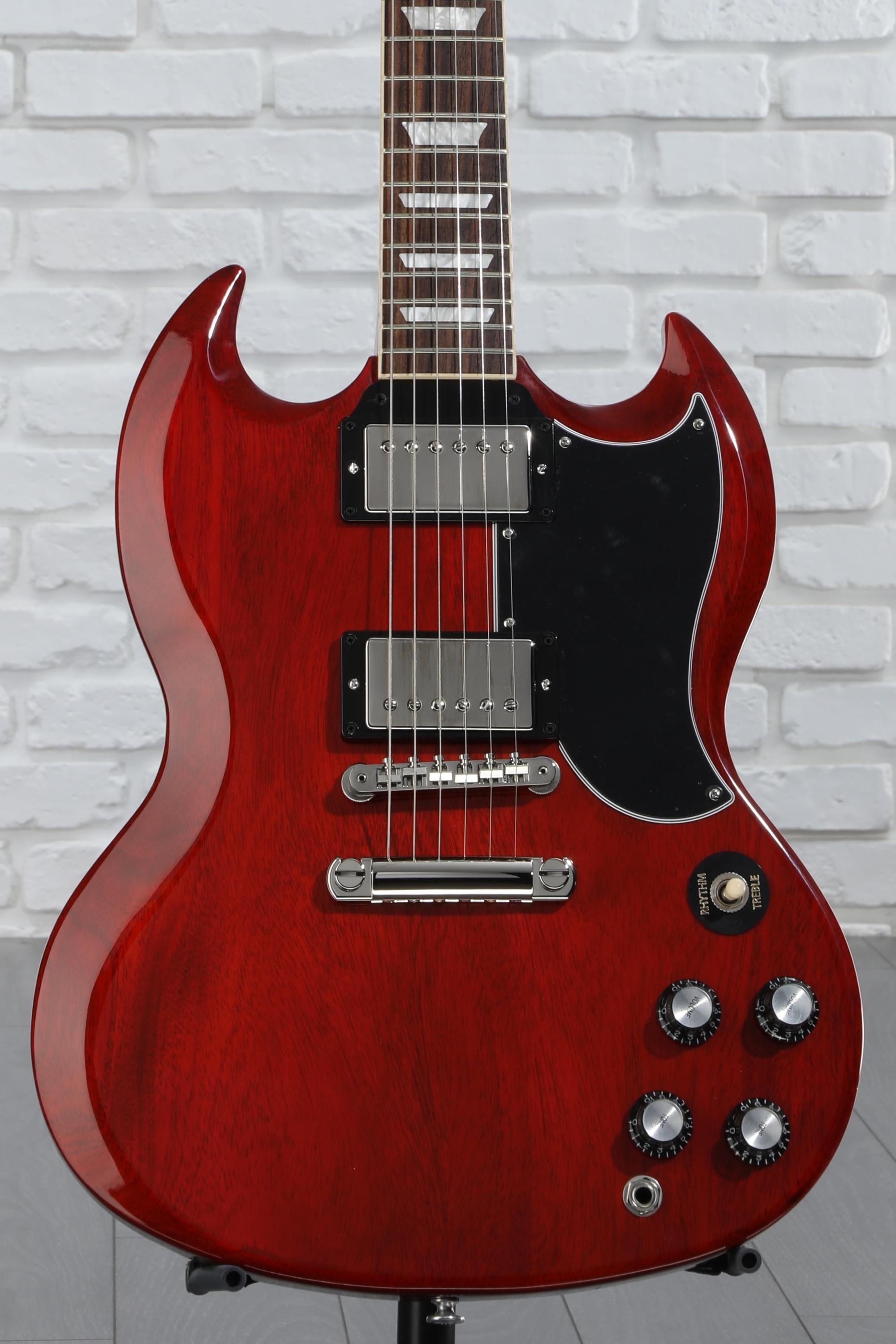 Gibson SG Standard ‘61 Gibson SG Standard '61 Electric Guitar Cardinal Red Burst