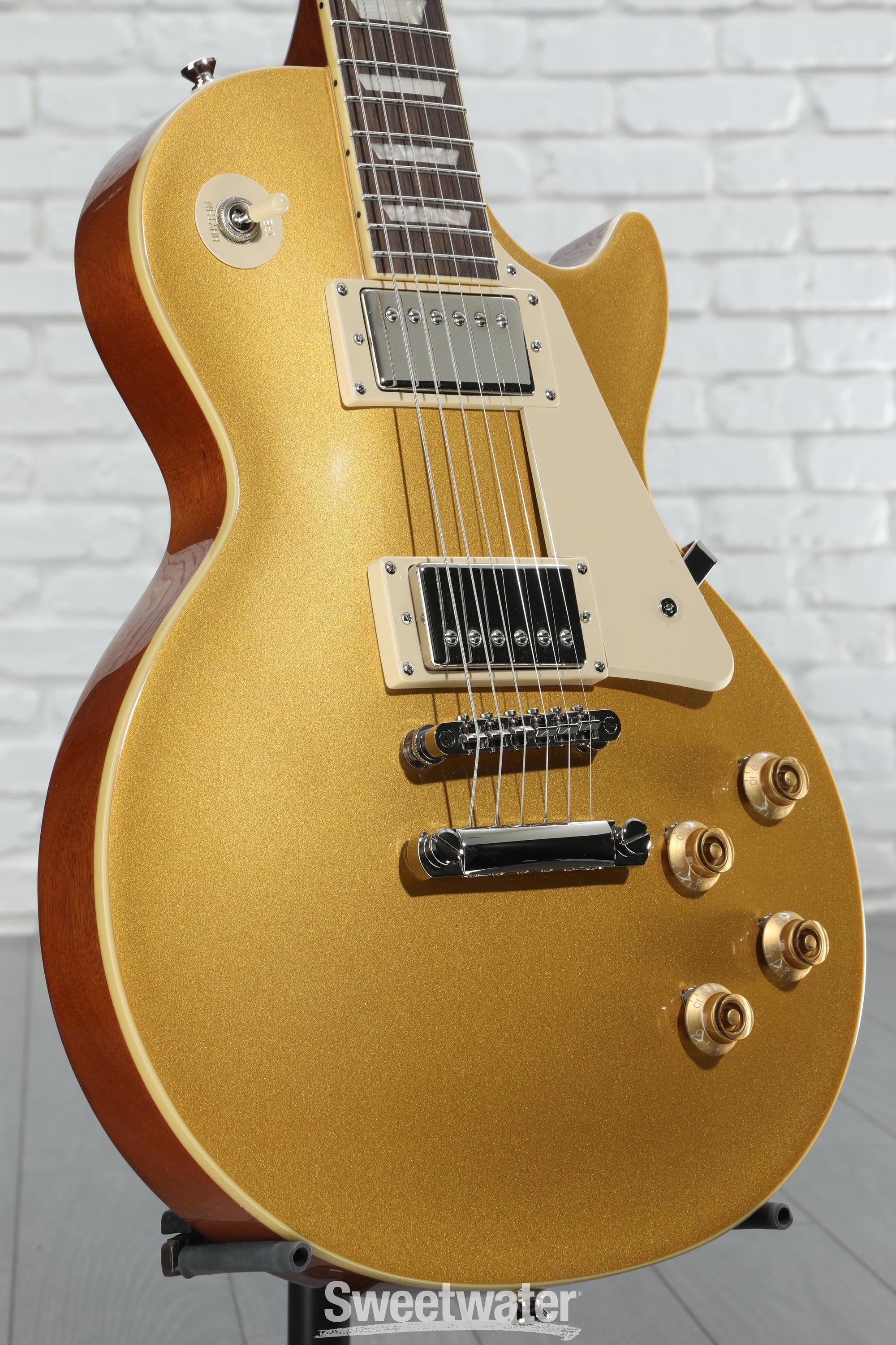 ソフトケース付 EPIPHONE les paul standard gold Tak Matsumoto 1955 Les Paul Standard, Antique Gold | Epiphone