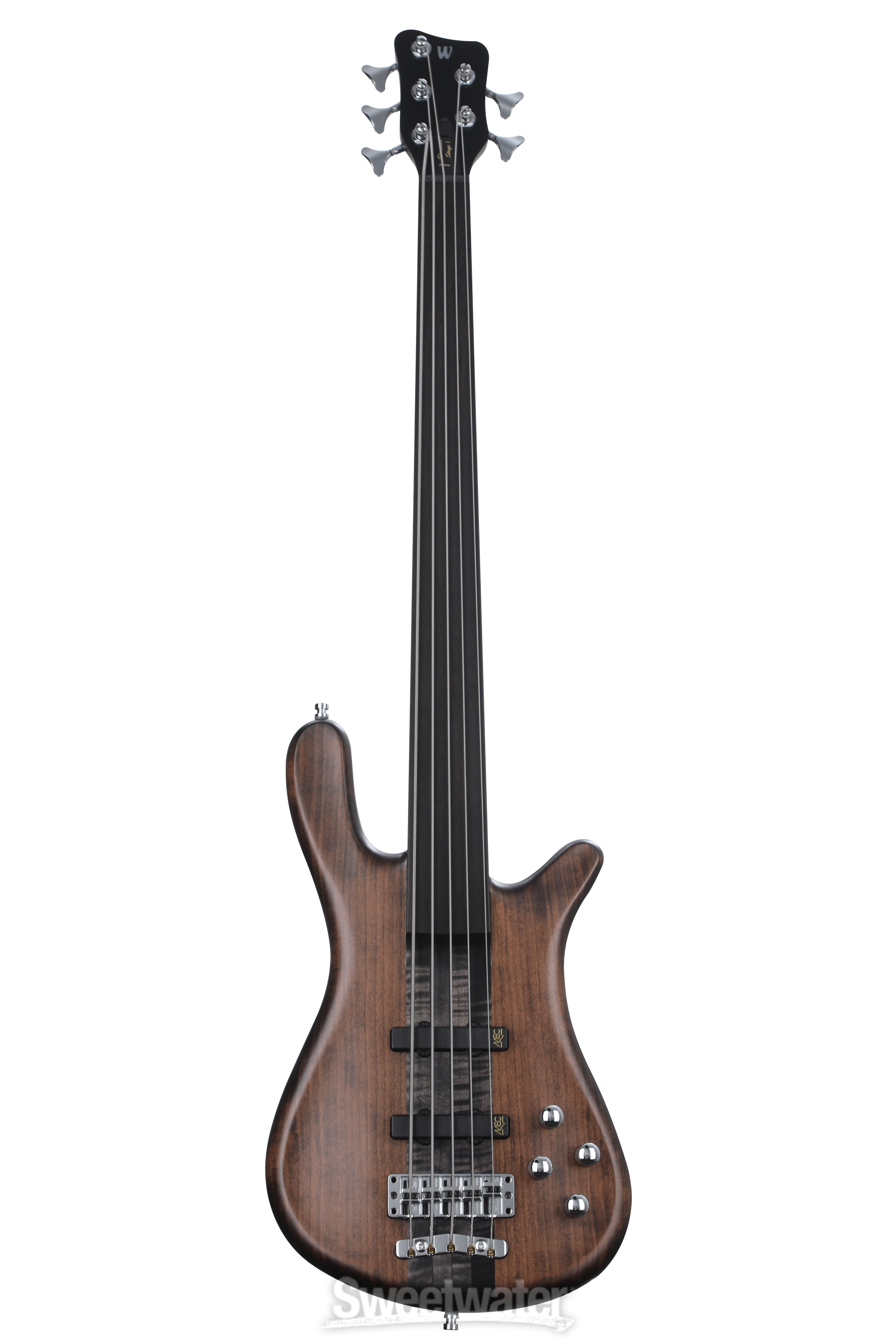 Warwick Pro Series 5 Streamer Stage I Fretless Bass Guitar 