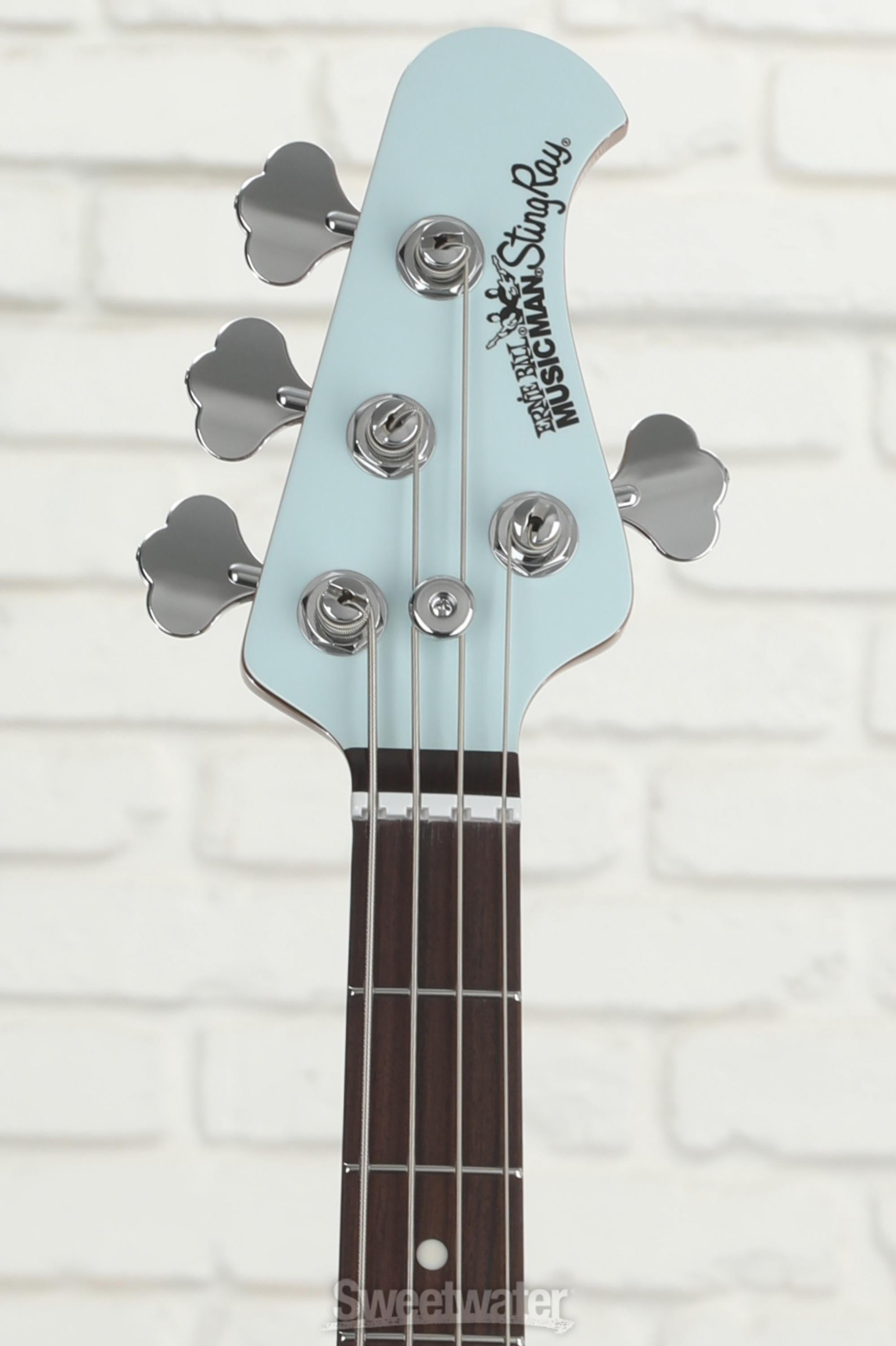 Ernie Ball Music Man StingRay Special 4 H Bass Guitar - Sea Breeze