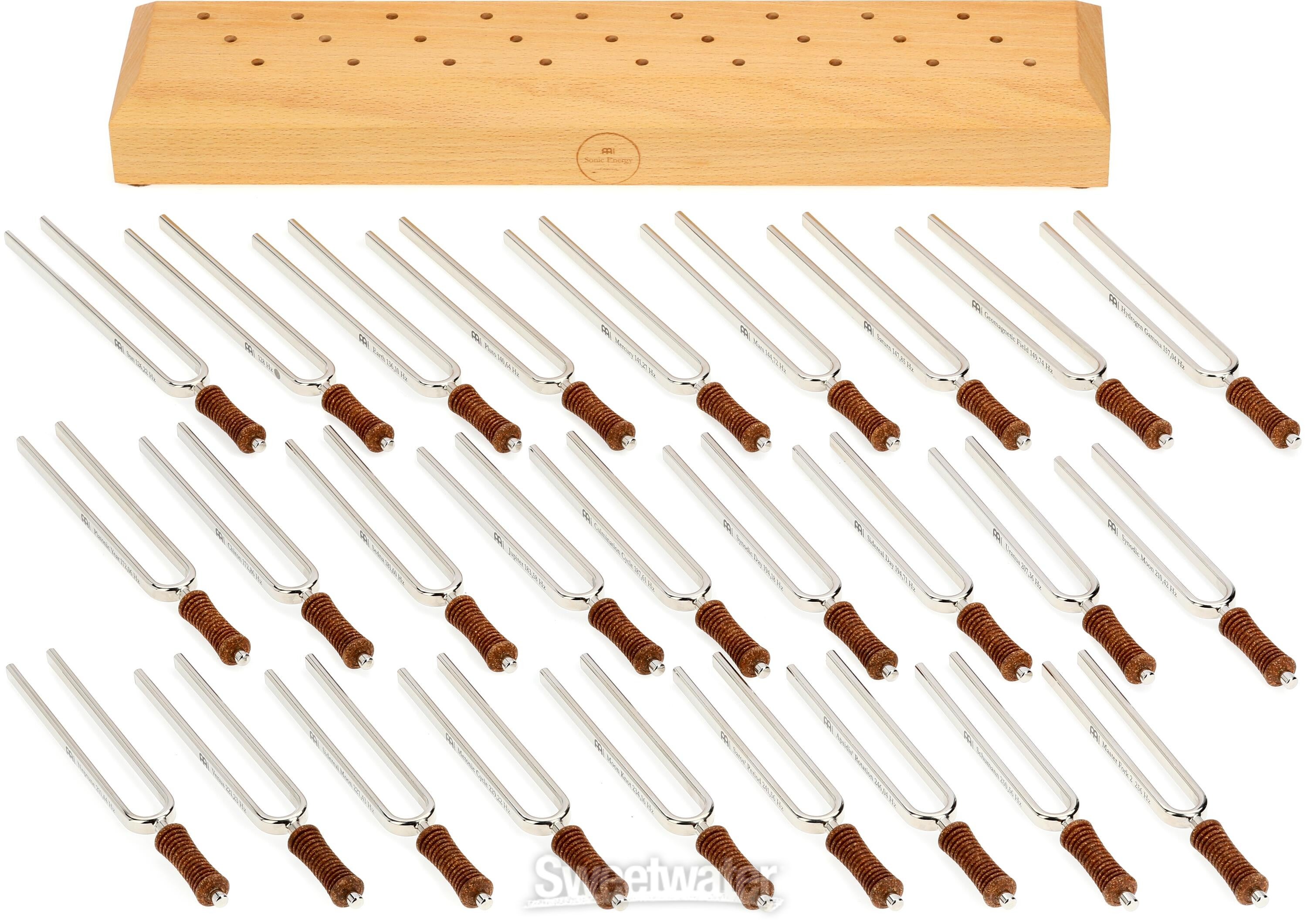 Meinl Sonic Energy Planetary Tuned Tuning Fork Set - 27-piece with