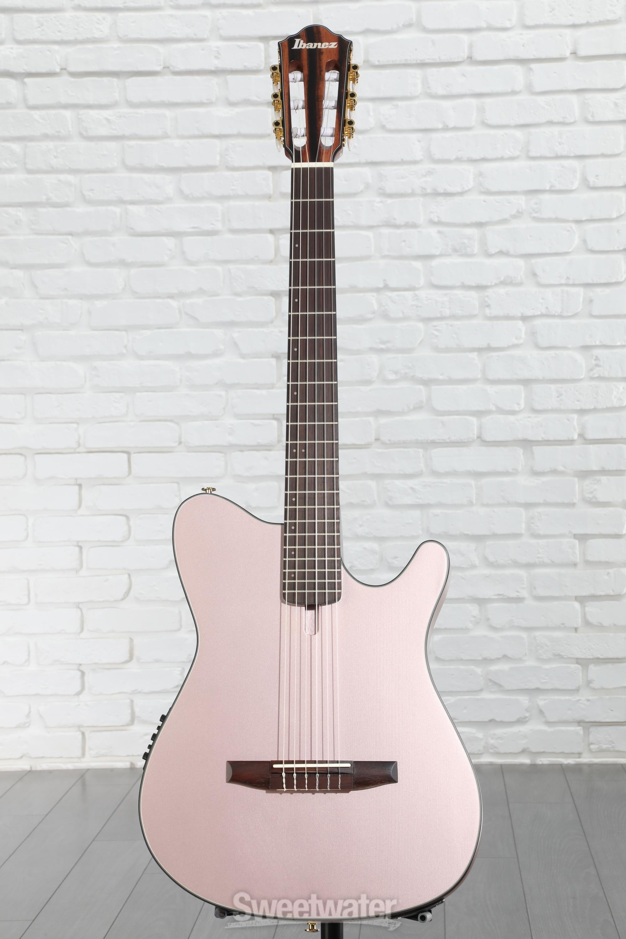 Ibanez FRH10N Thinline Nylon Acoustic-electric Guitar - Rose Gold