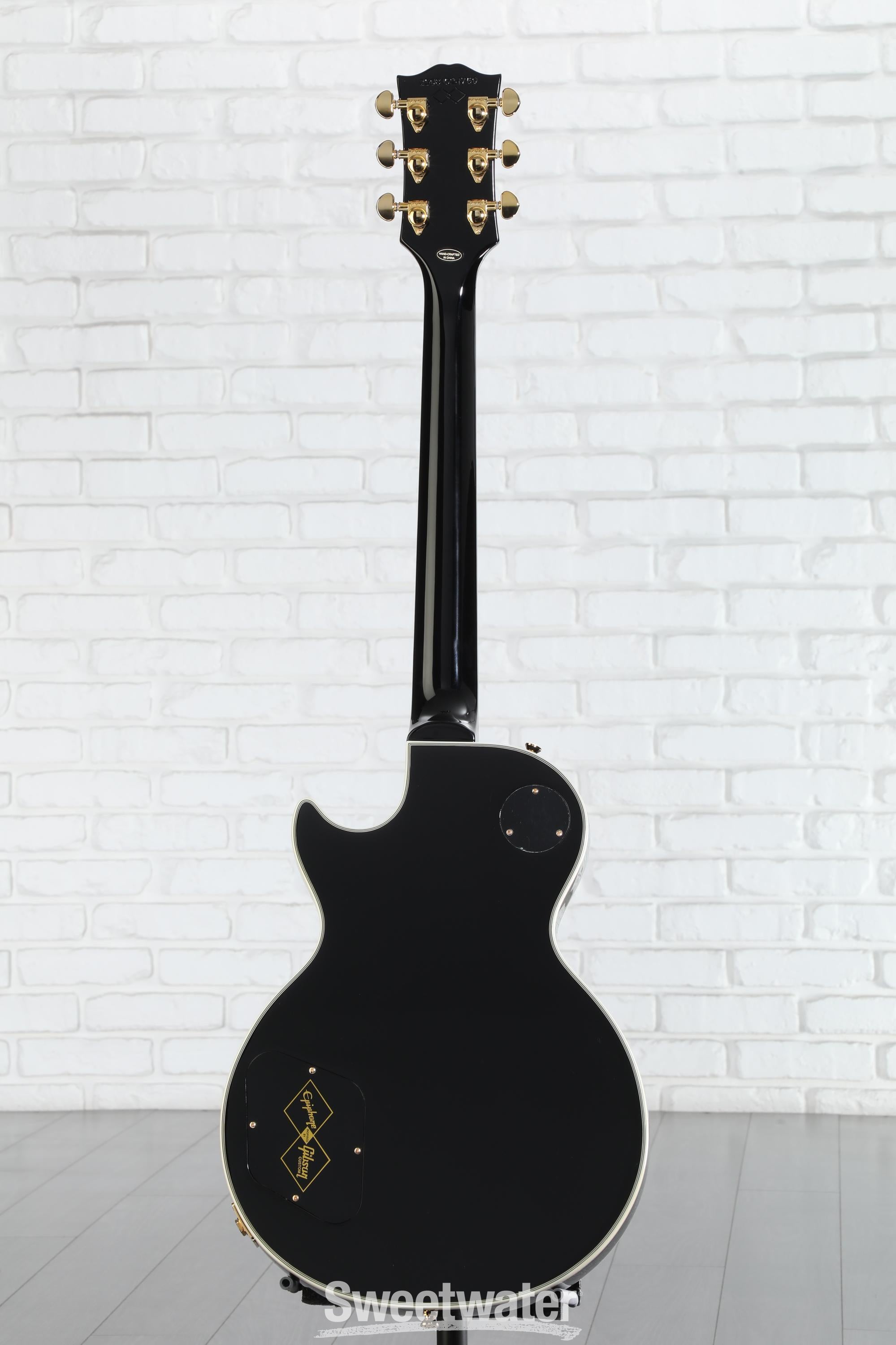 Epiphone Les Paul Custom Electric Guitar - Ebony | Sweetwater