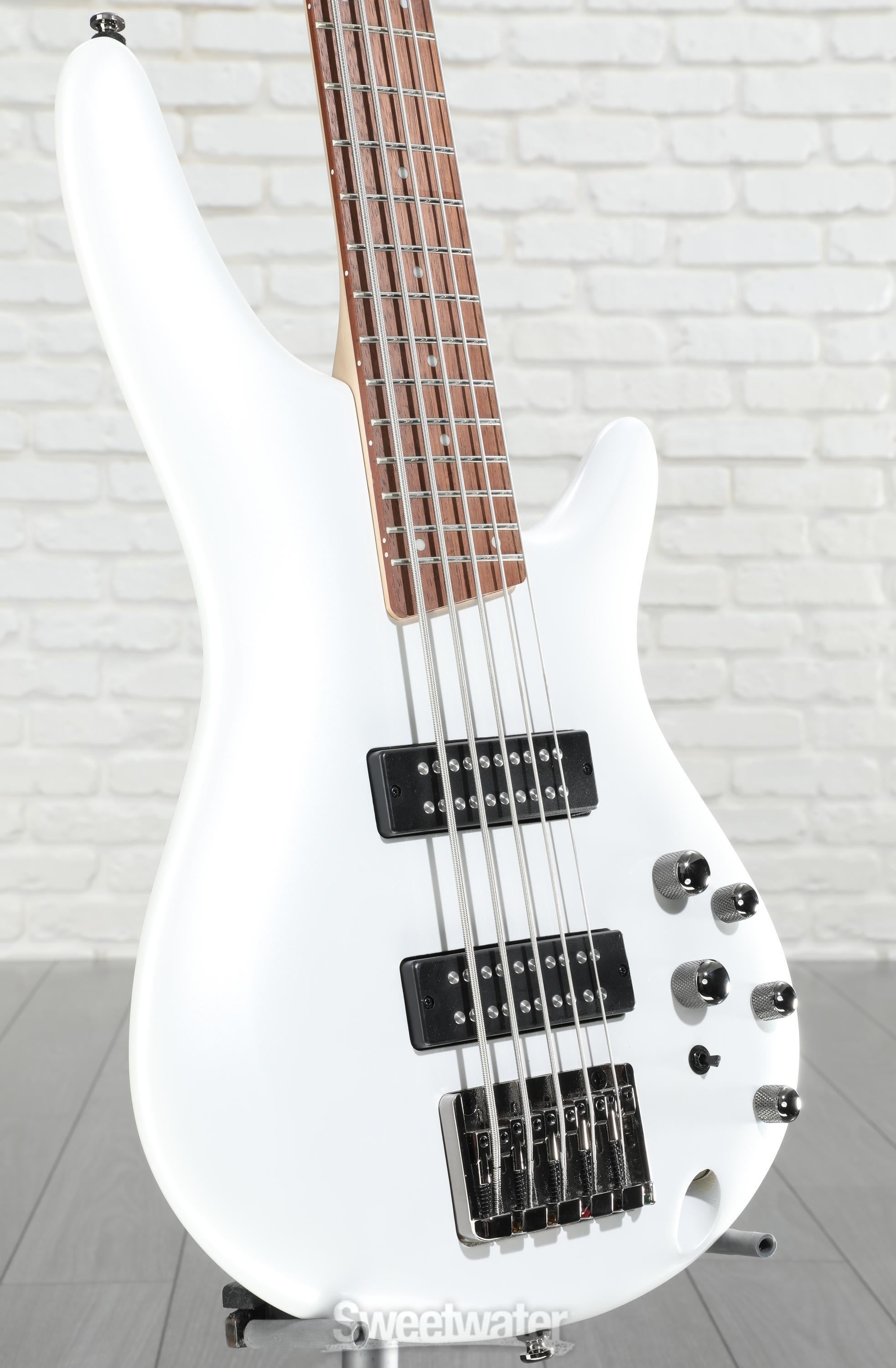 Ibanez Standard SR305E 5-string Bass Guitar - Pearl White