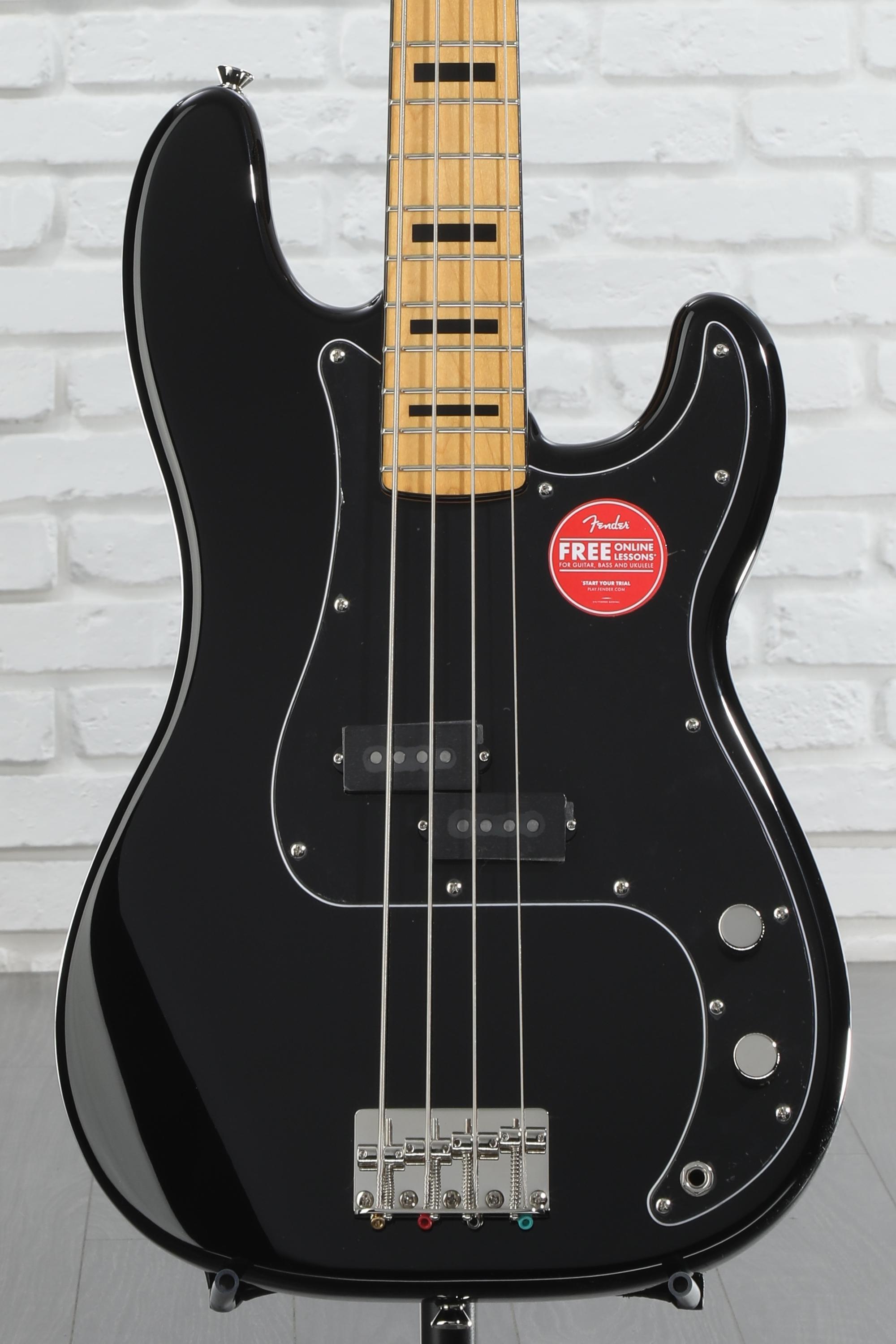 Squier Classic Vibe '70s Precision Bass - Black | Sweetwater