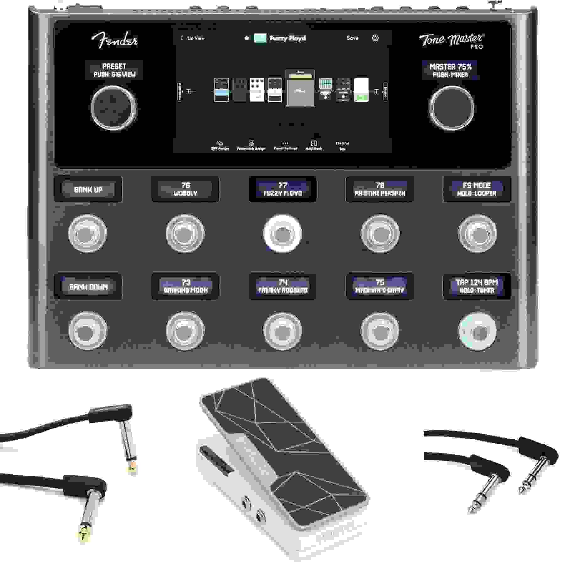 Fender Tone Master Pro Multi-effects Guitar Workstation and Expression Pedal
