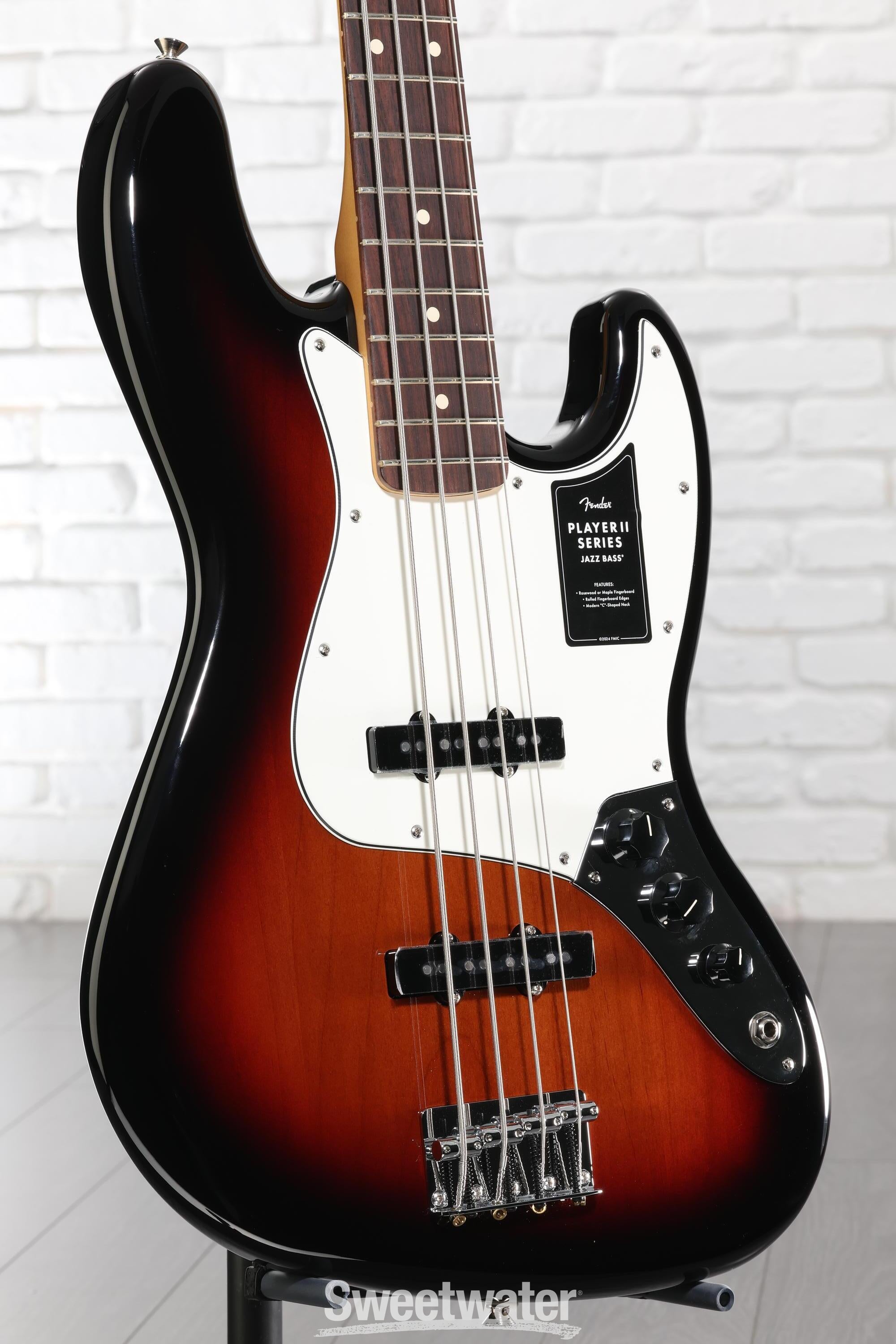 Fender Player II Jazz Bass - 3-color Sunburst with Rosewood