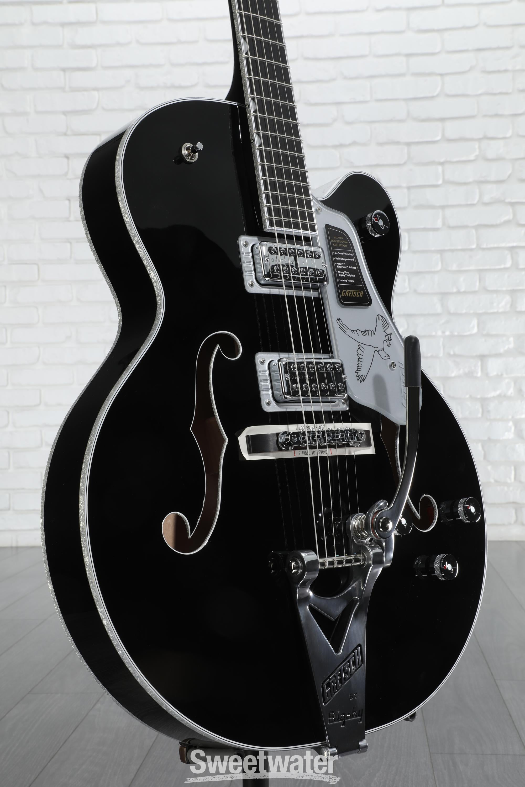 ギター Gretsch Black Falcon Gretsch Professional Falcon Hollowbody Electric Guitar