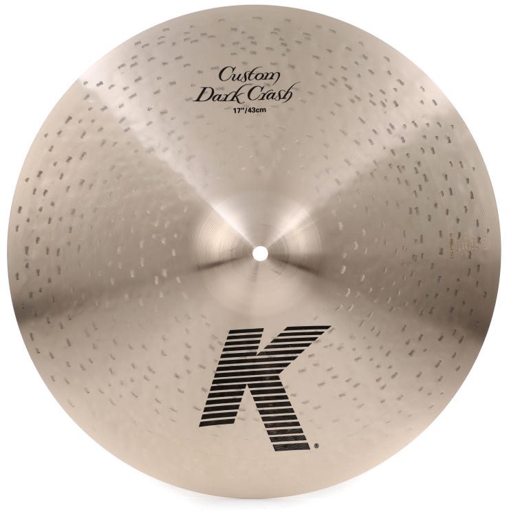Zildjian 17 inch K Custom Dark Crash Cymbal | Sweetwater 