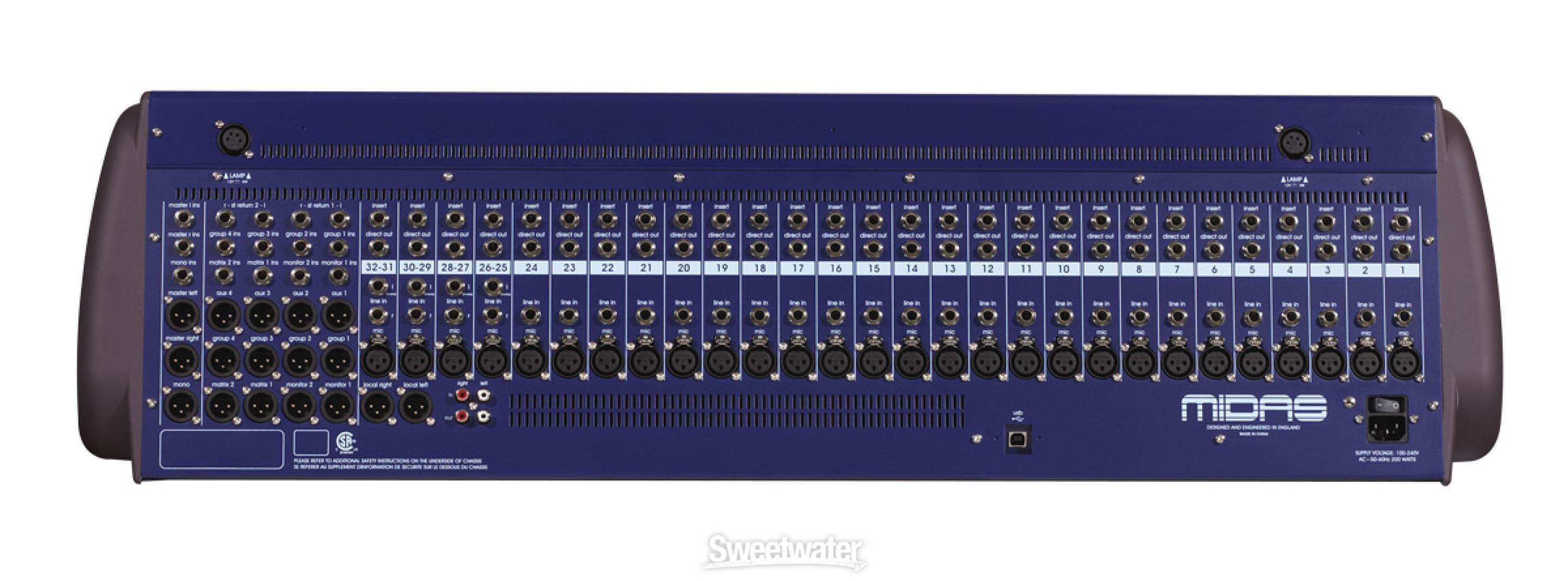 Midas VeniceU32 - 32-channel USB | Sweetwater