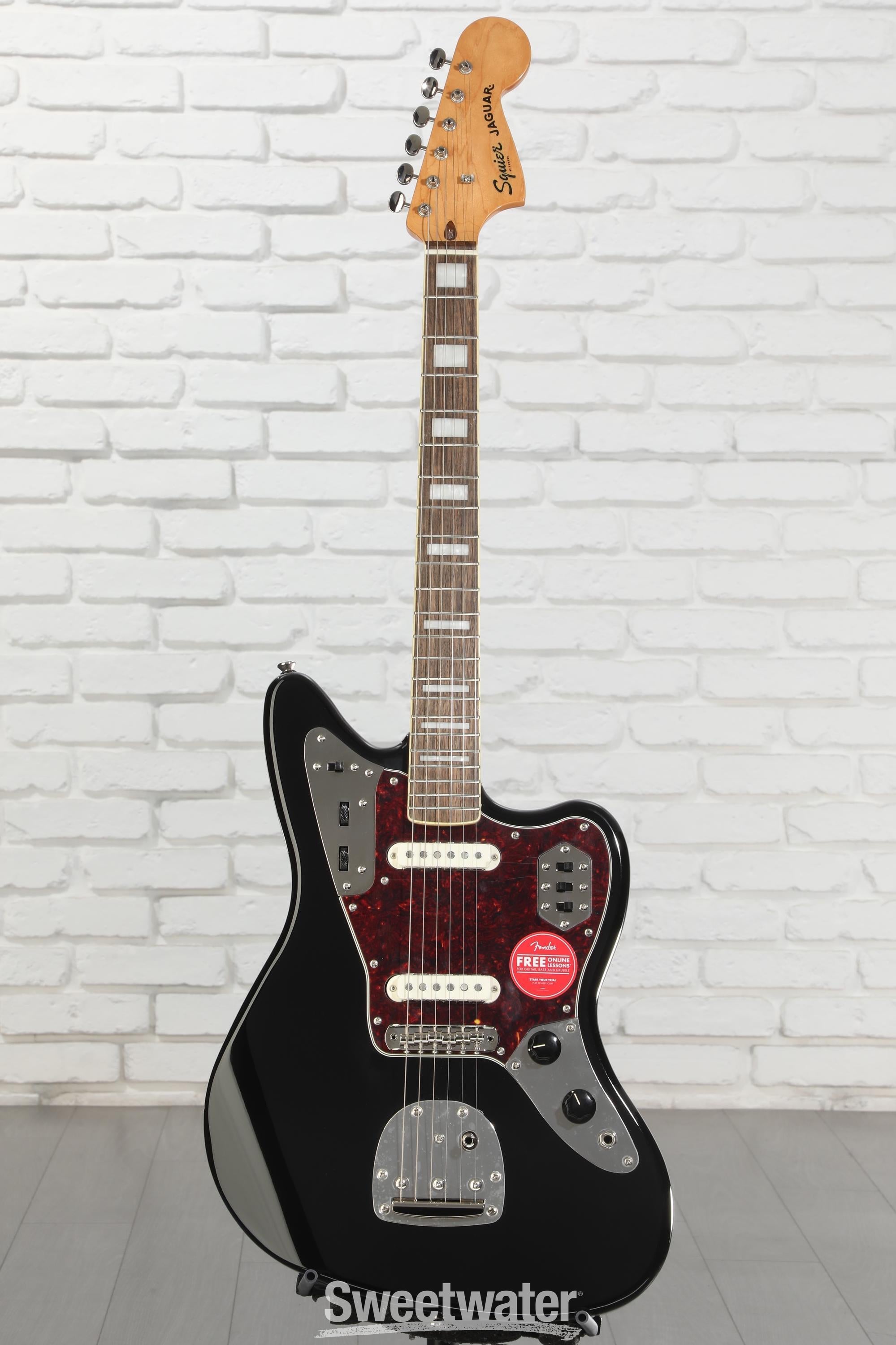 Squier Classic Vibe '70s Jaguar - Black | Sweetwater